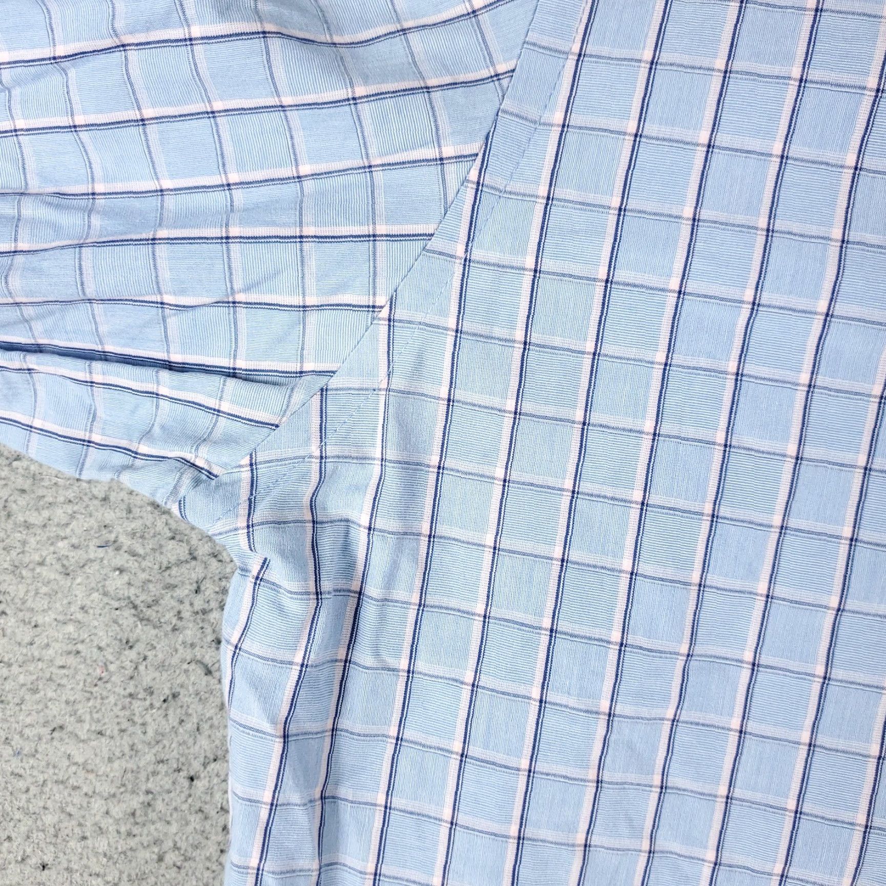 Tommy Hilfiger Tommy Hilfiger Shirt Men 2XL Blue Check Button-Up Long Sleeve Cotton Logo Mens Size US XXL / EU 58 / 5 - 3 Thumbnail