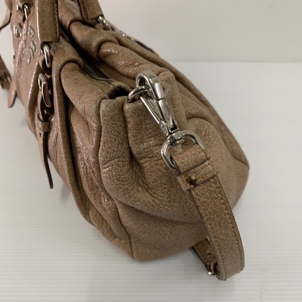 Prada Prada Leather Small Shoulder Bag Size ONE SIZE - 8 Thumbnail
