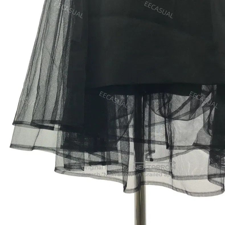 Comme des Garcons Comme Des Garcons size M Tulle pieced side waistband wool Size 23" - 3 Thumbnail