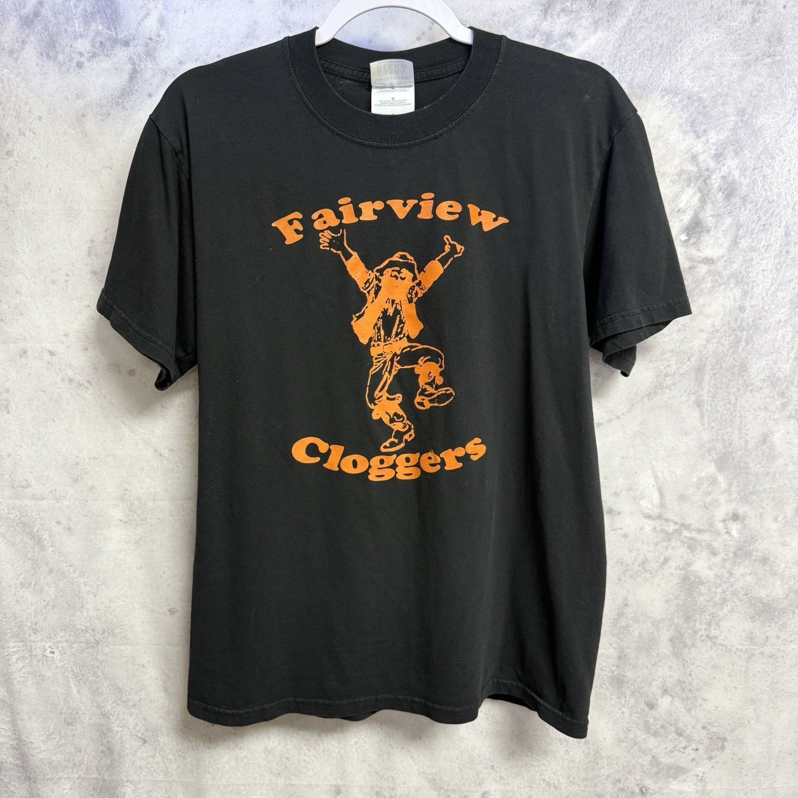 Vintage Vintage Y2K Fairview Cloggers T Shirt Mens Medium Black Size US M / EU 48-50 / 2 - 2 Thumbnail