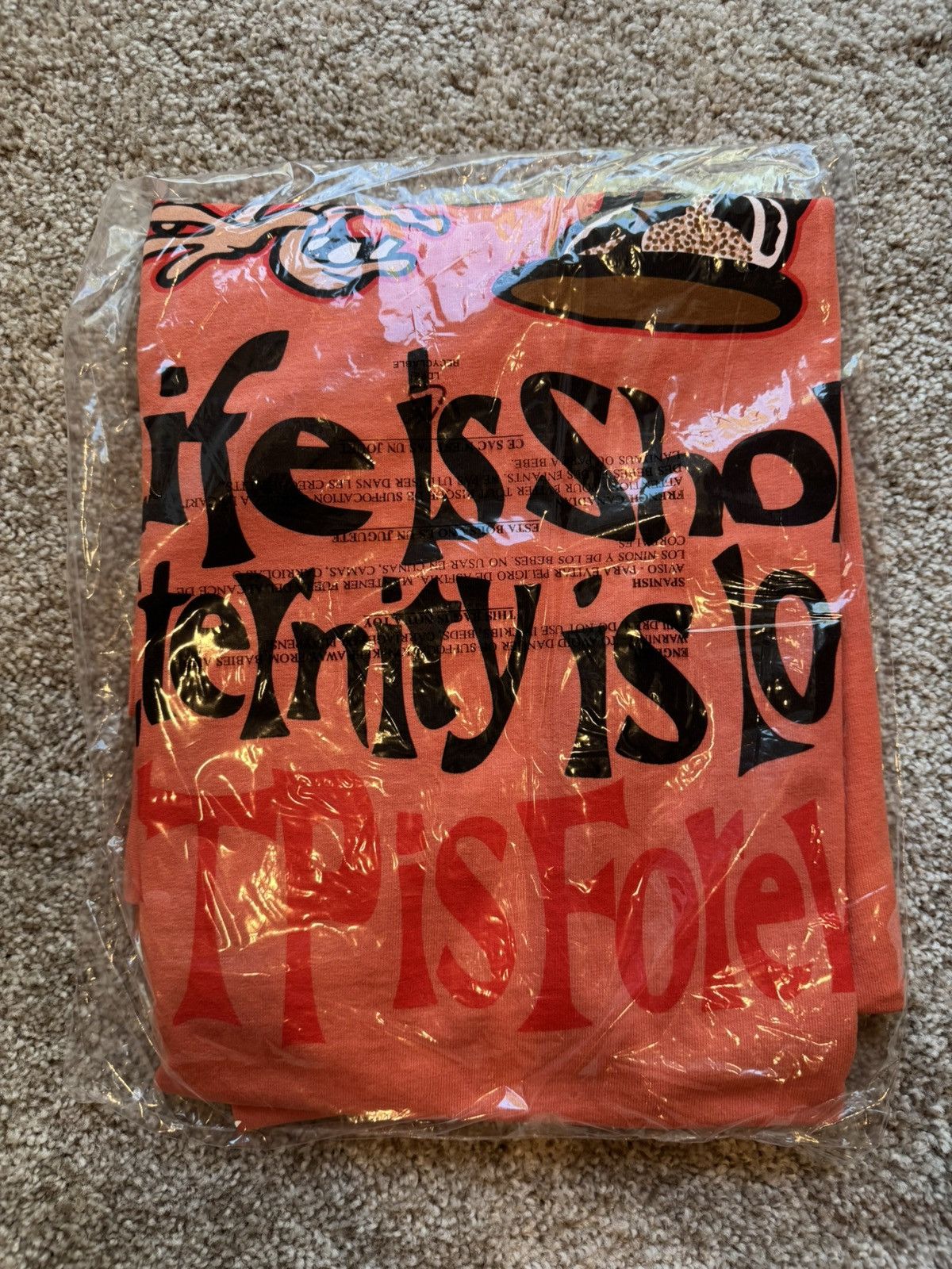 Fuck The Population Fuck The Population FOREVER TEE (PEACH) Size US L / EU 52-54 / 3 - 2 Thumbnail