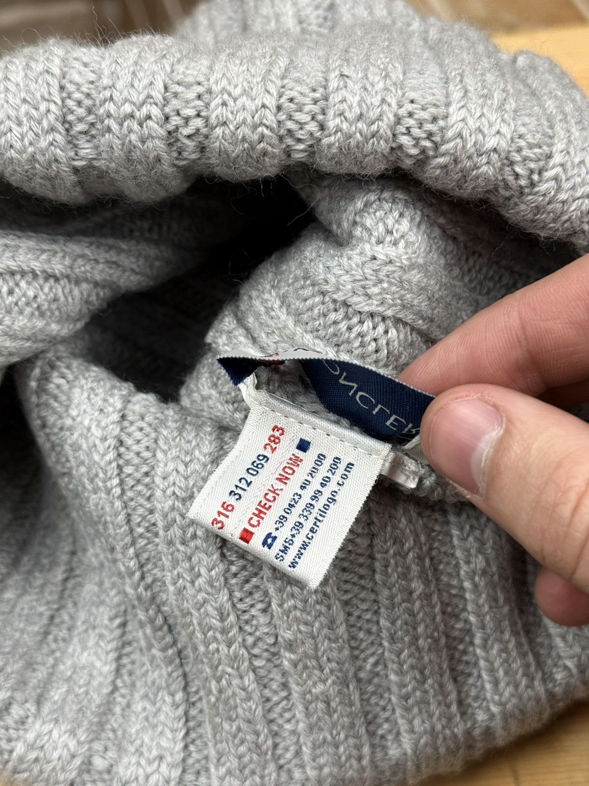 Moncler Moncler Wool Beanie Hat Size ONE SIZE - 12 Thumbnail