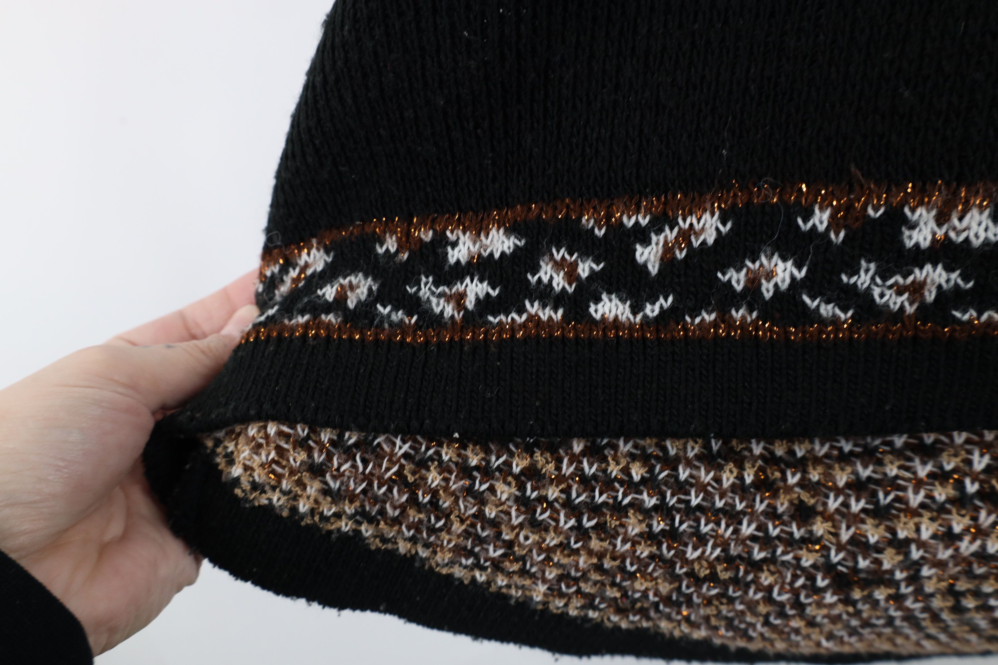Vintage Vintage 90s Streetwear Cheetah Print Knit Sweater USA Size 3XL / US 20-22 - 11 Thumbnail