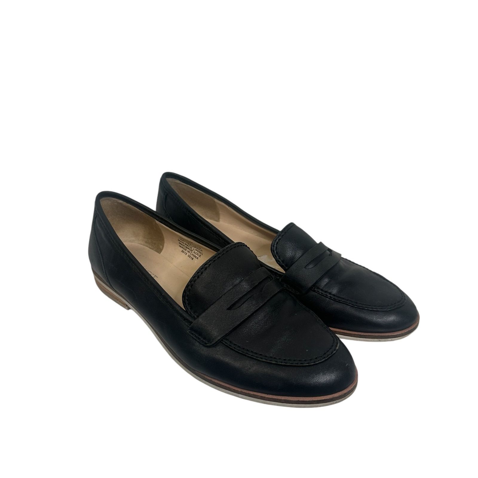 Nine West Nine West BLack Leather Slip On Dress Shoe LOafer 6.5 Size US 6.5 / IT 36.5 - 4 Thumbnail