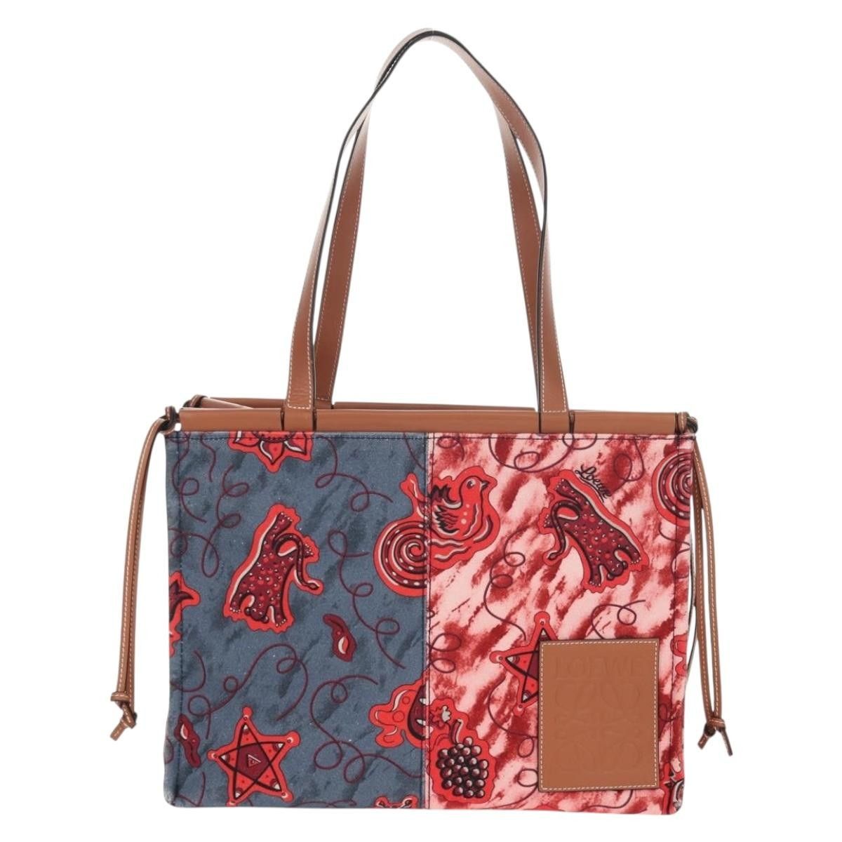 Loewe Loewe Paula's Ibiza Cushion Tote Printed Canvas Size ONE SIZE - 1 Thumbnail