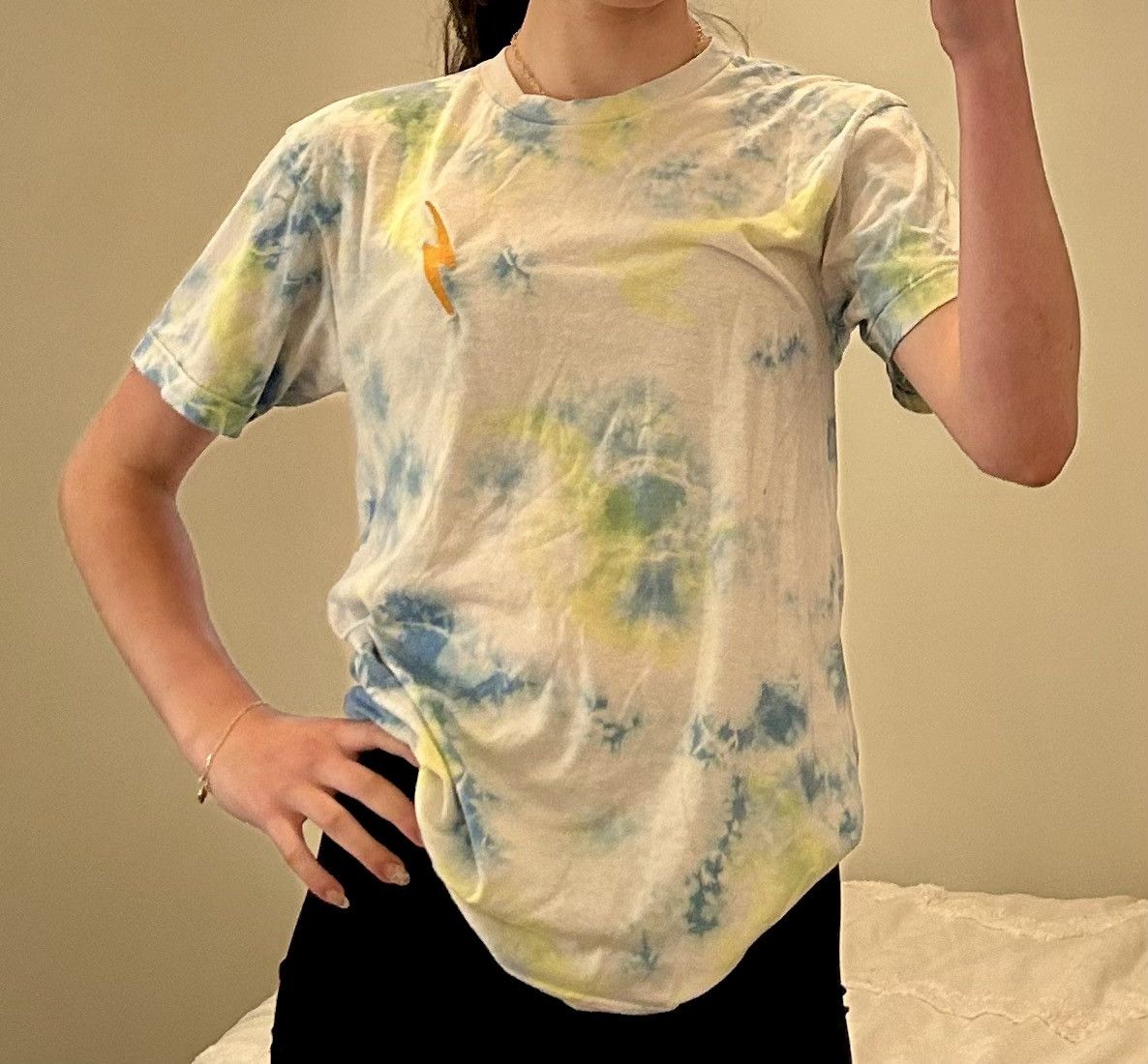 Aviator Nation Aviator Nation blue and green tye dyed t shirt Size S / US 4 / IT 40 - 1 Thumbnail