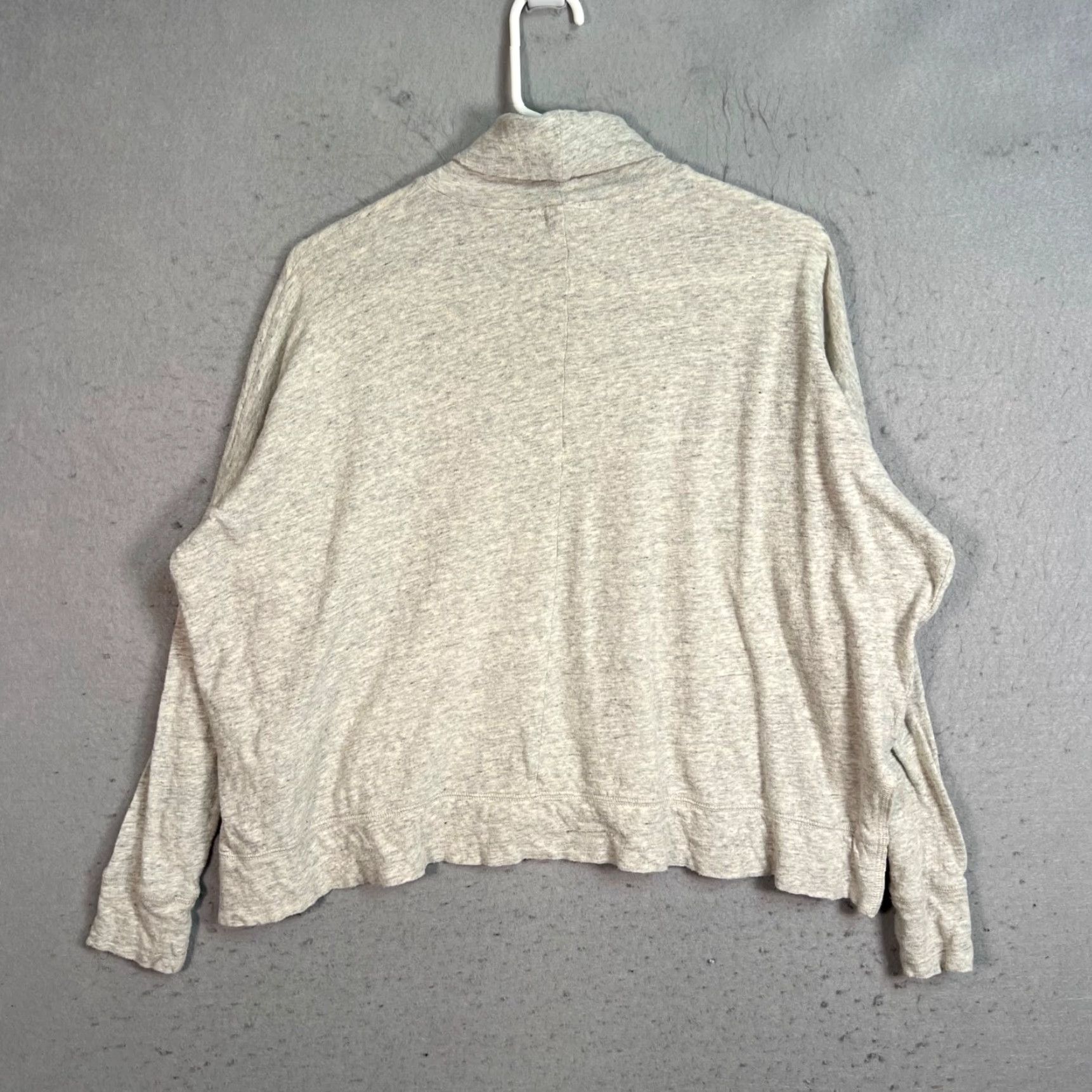 Madewell Madewell Gray Lightweight Cotton Turtleneck Sweater Womens Size XS Size XS / US 0-2 / IT 36-38 - 2 Thumbnail