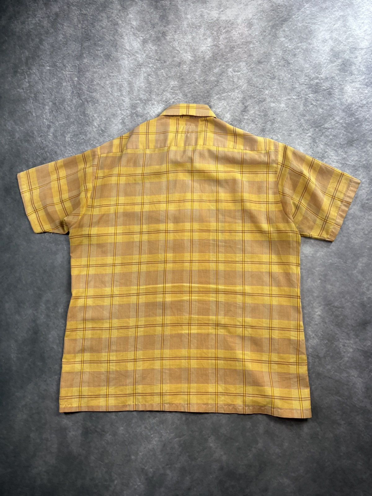 Van Heusen 1950s Van Heusen True Vintage Loop Collar Plaid Shortsleeve Size US S / EU 44-46 / 1 - 9 Thumbnail