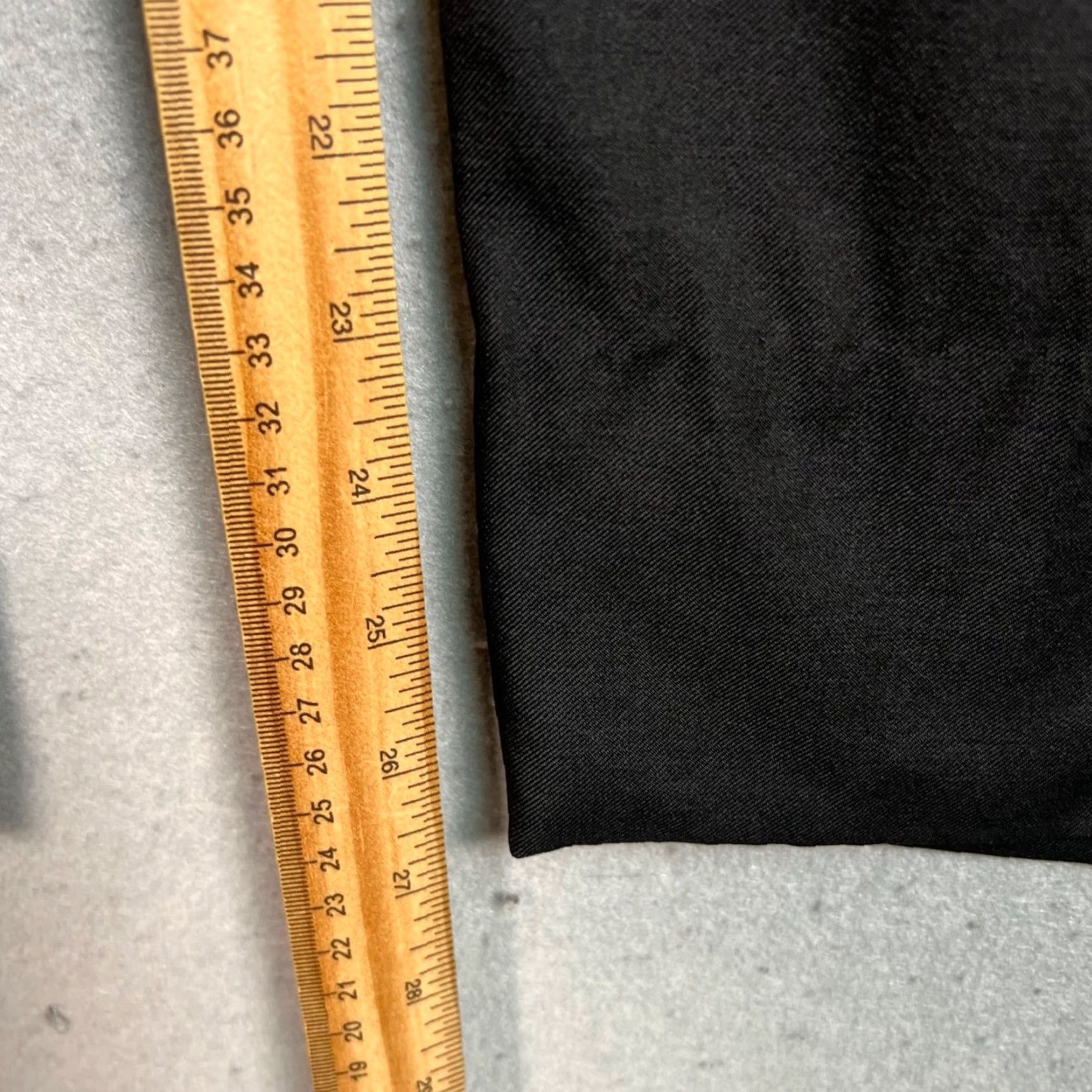 Vintage Freemans Sporting Club Mens Pants 36 x 28 Slim Black Tailored Wool Blend Size US 36 / EU 52 - 6 Thumbnail