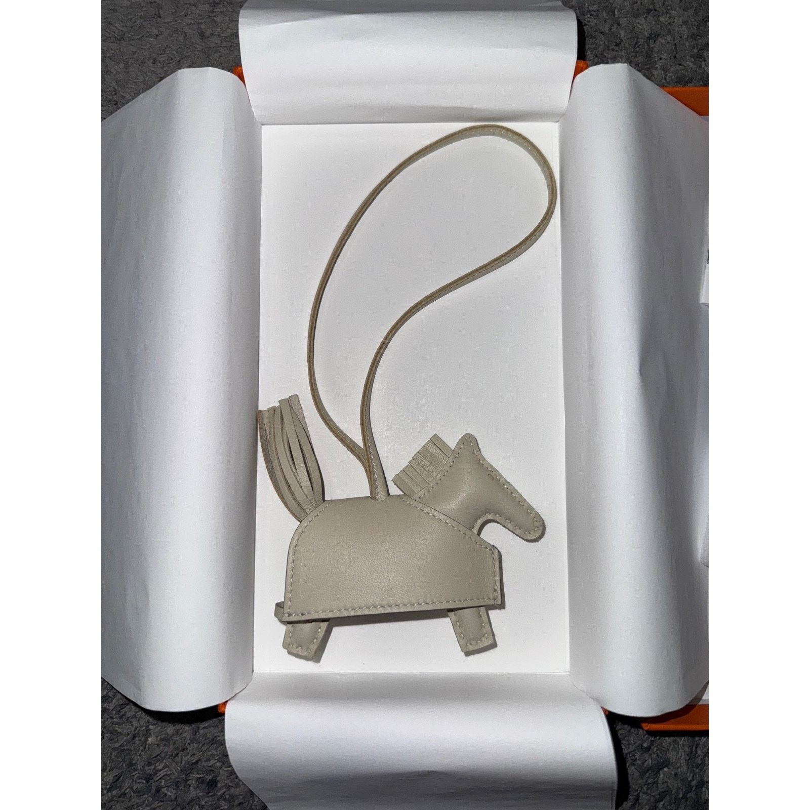 Hermes Hermes Horse Silver Studded Milo Leather Bag Charm Size ONE SIZE - 12 Thumbnail