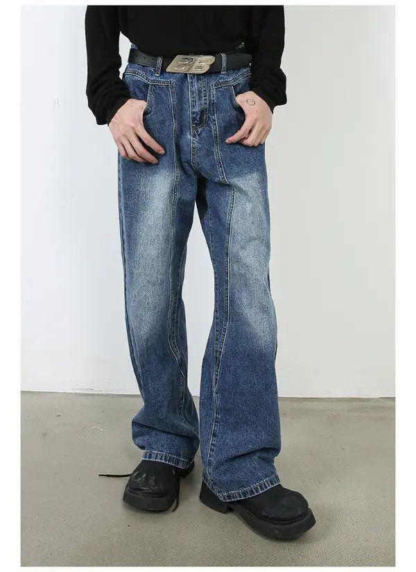 Japanese Brand Japanese retro loose straight versatile casual jeans Size US 32 / EU 48 - 3 Thumbnail