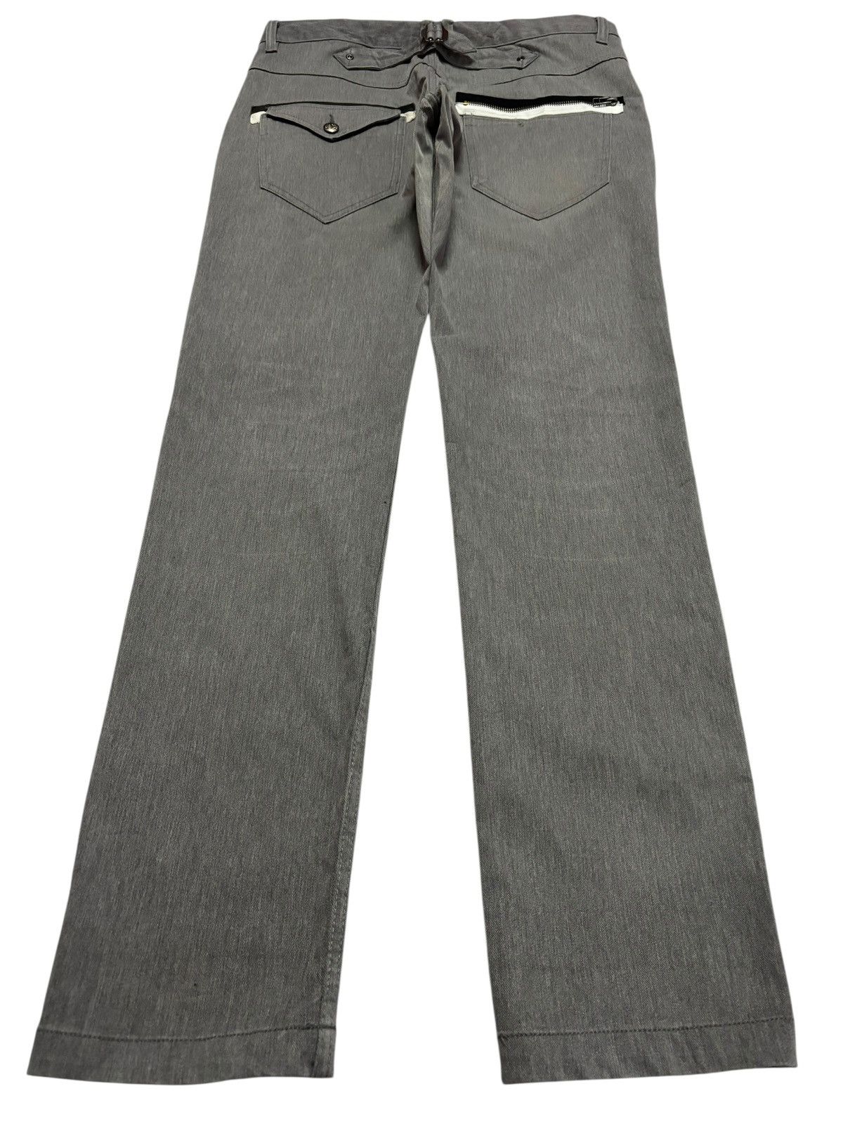 Japanese Brand Vtg Semantic Design Buckle Distressed Jeans Pant Size US 33 - 2 Thumbnail