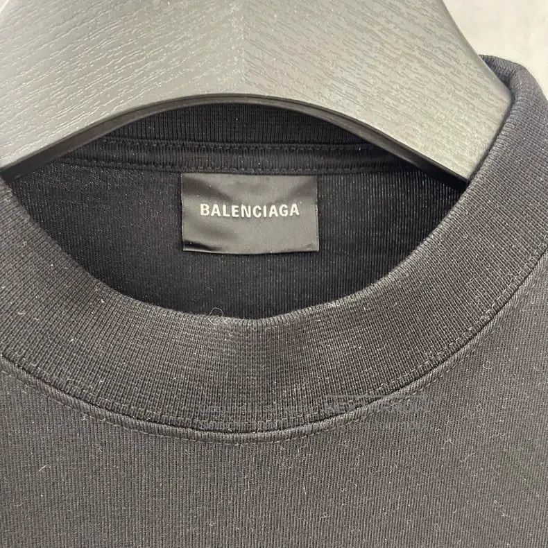 Balenciaga Inverted logo letter embroidery short-sleeve