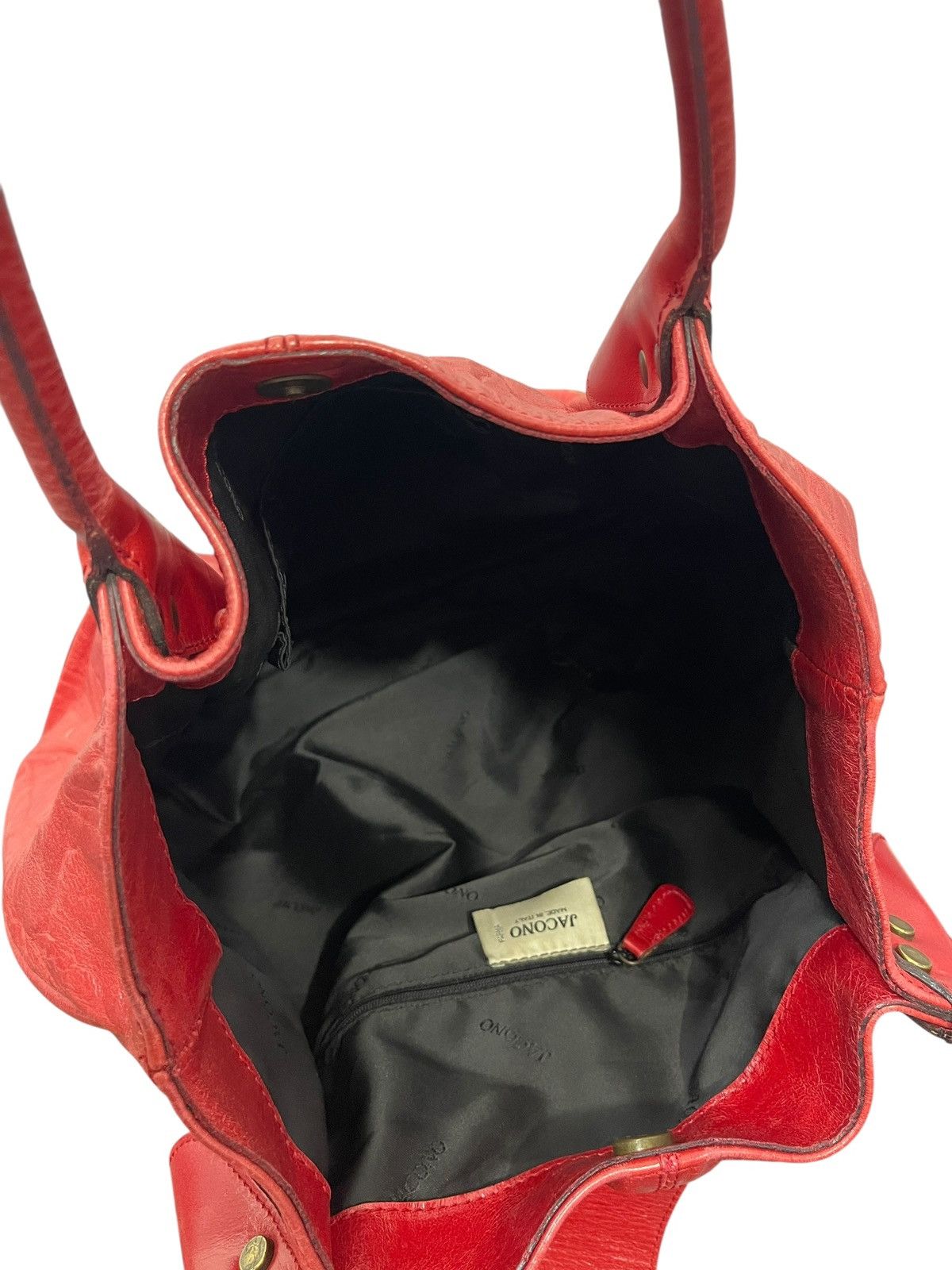 Genuine Leather Full Leather Jacono Tote Bag prada julius dior cdg amiri 7🟩 Size ONE SIZE - 12 Thumbnail
