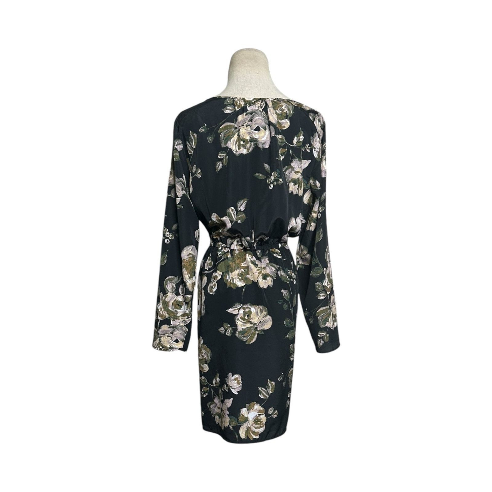 J.Crew J. Crew black cream green floral mini dress size 8 Size M / US 6-8 / IT 42-44 - 9 Thumbnail