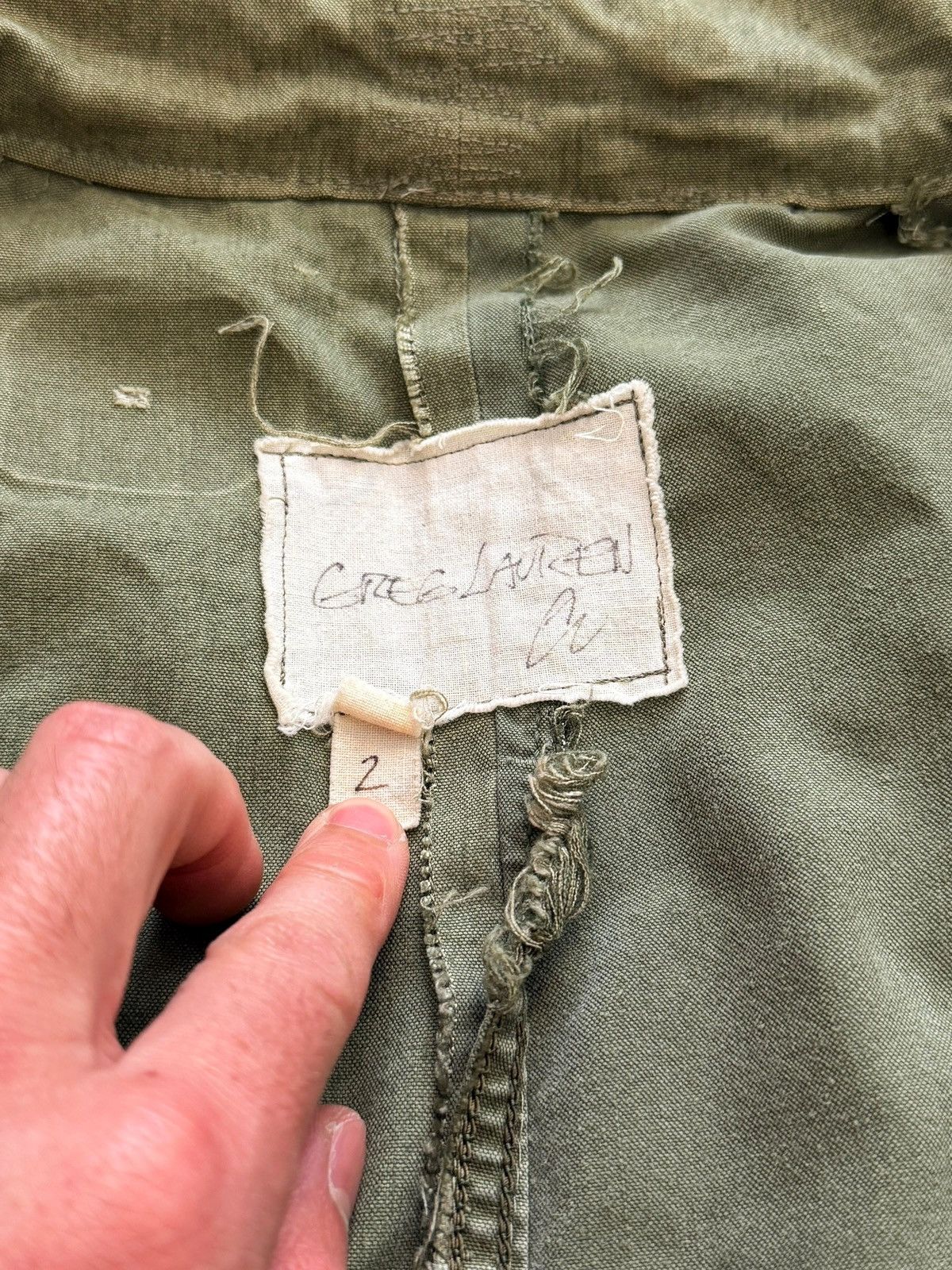 Greg Lauren RARE 2013 1/1 The Tent Zip Batman (US Army Tents) Size US M / EU 48-50 / 2 - 18 Thumbnail