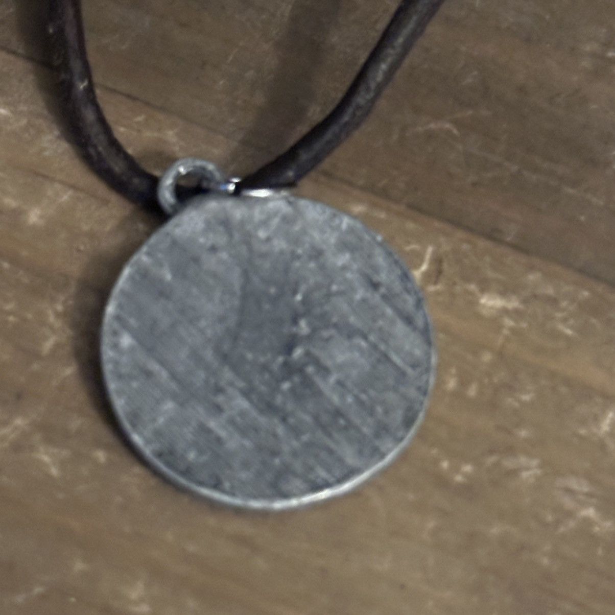 Vintage Vintage 4 leaf clover pendant leather cord necklace Size ONE SIZE - 4 Thumbnail