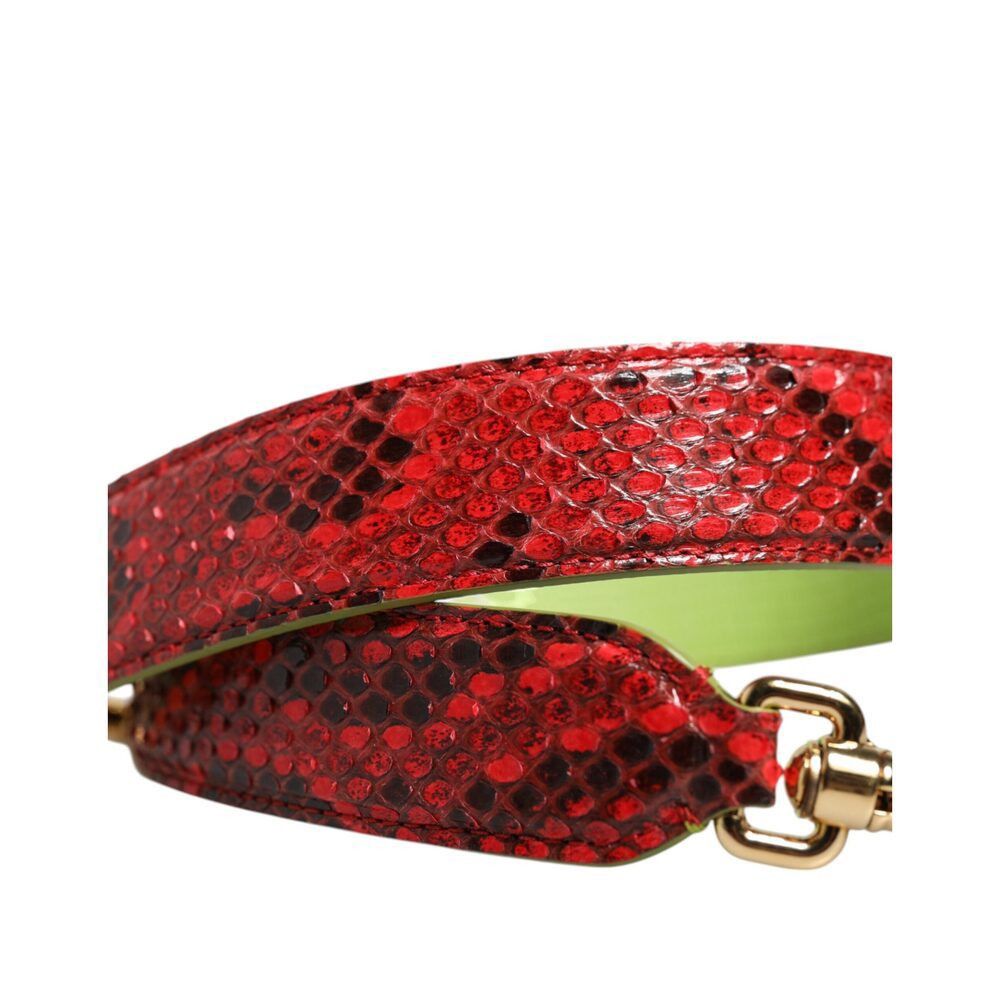 Dolce & Gabbana Dolce & Gabbana Red Exotic Leather Handbag Accessory Shoulde Size ONE SIZE - 6 Thumbnail