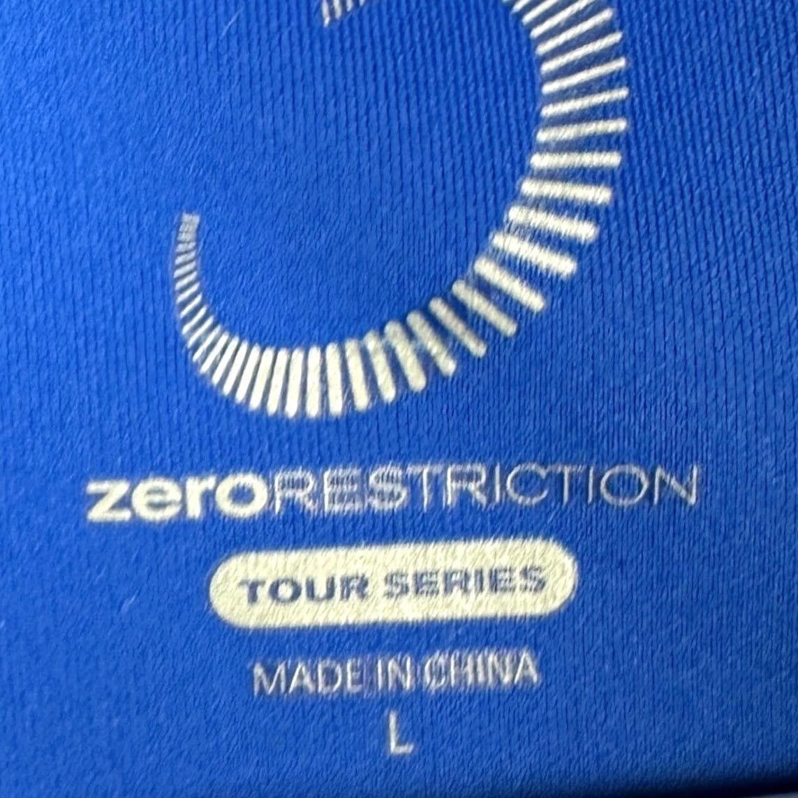 Vintage Zero Restriction Tour Series Jacket Mens L Blue Royal Blue 1/4 Zip Pullover Stretch Golf Activewear Winter Spring Fall Casual Mens Size US L / EU 52-54 / 3 - 4 Thumbnail