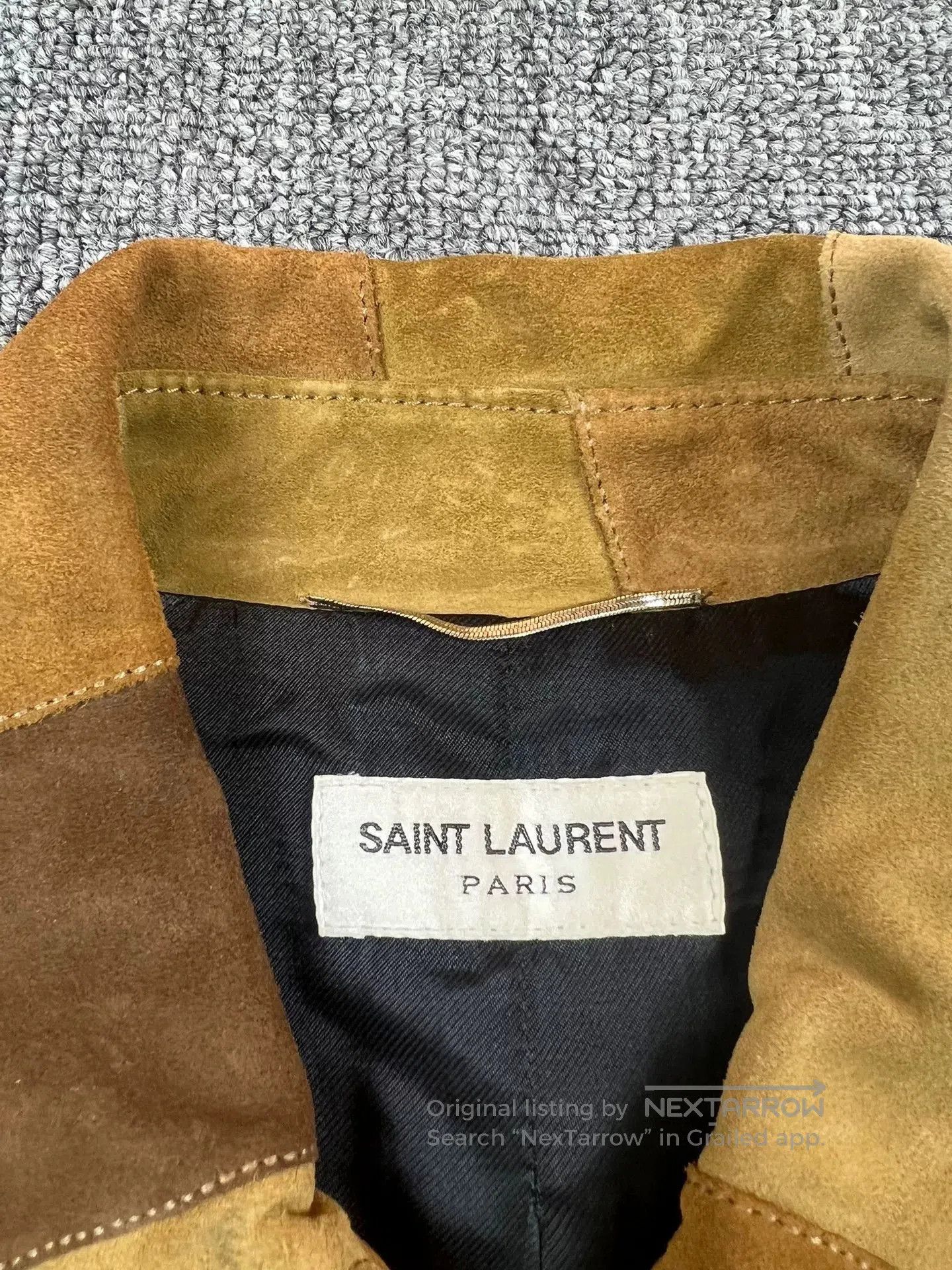 Saint Laurent Paris Saint Laurent Suede Jacket SLP15SS. Size US S / EU 44-46 / 1 - 3 Thumbnail
