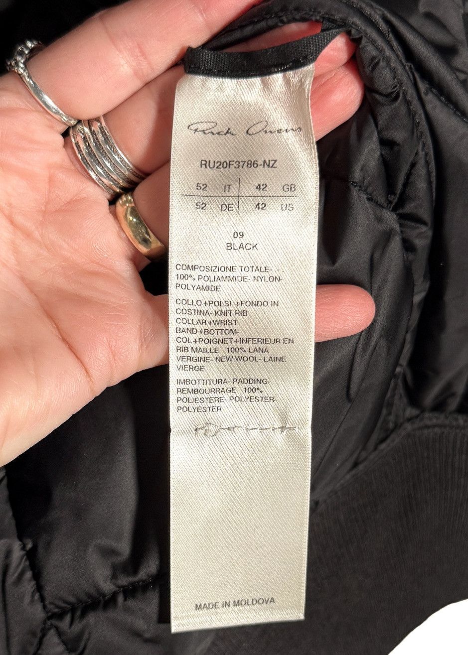Rick Owens Rick Owens FW20 Performa Quilted Zip-up Jacket Size US L / EU 52-54 / 3 - 10 Thumbnail