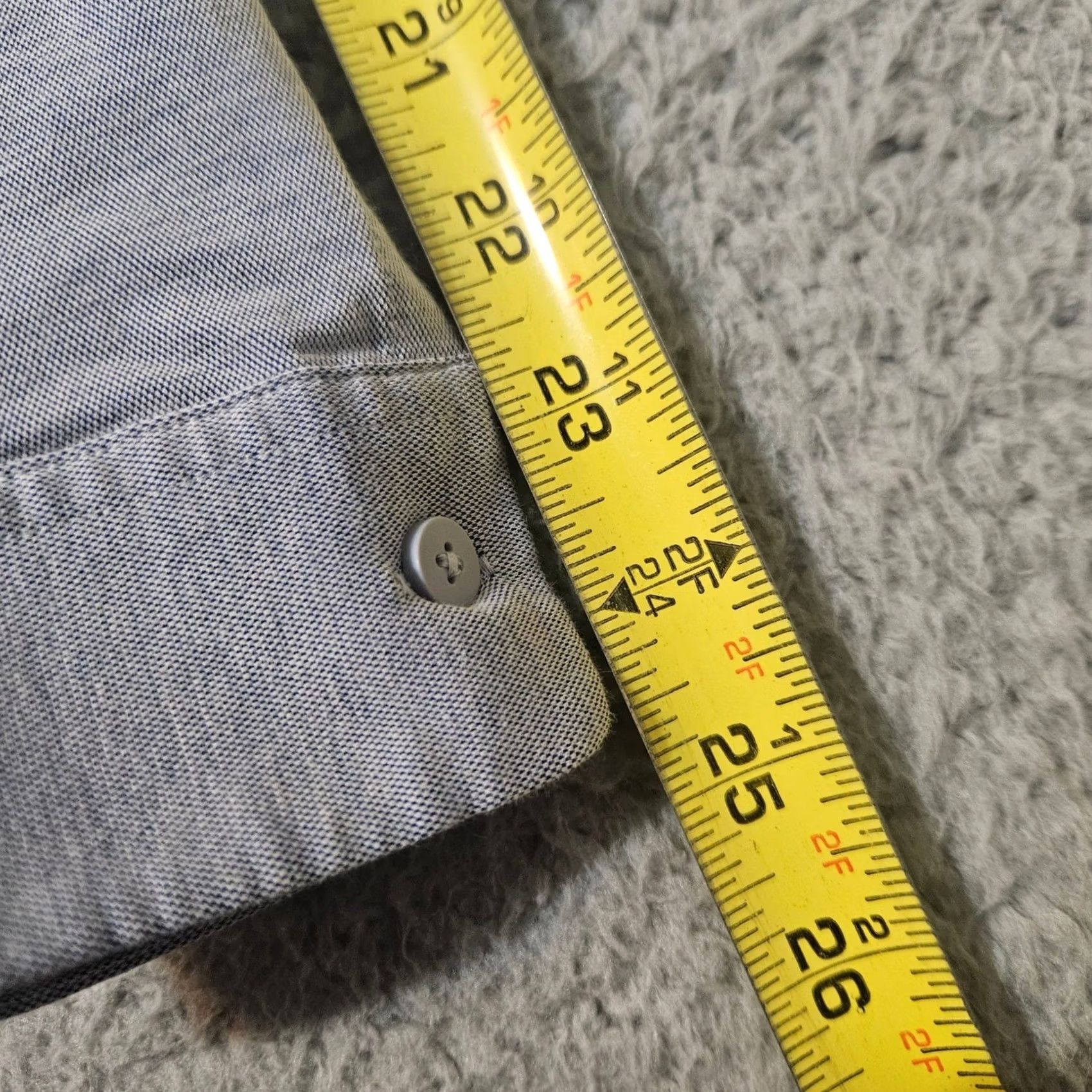 Lululemon Lululemon Men Shirt Size Medium Blue Button Up Commission Long Sleeve Size 40R - 7 Thumbnail