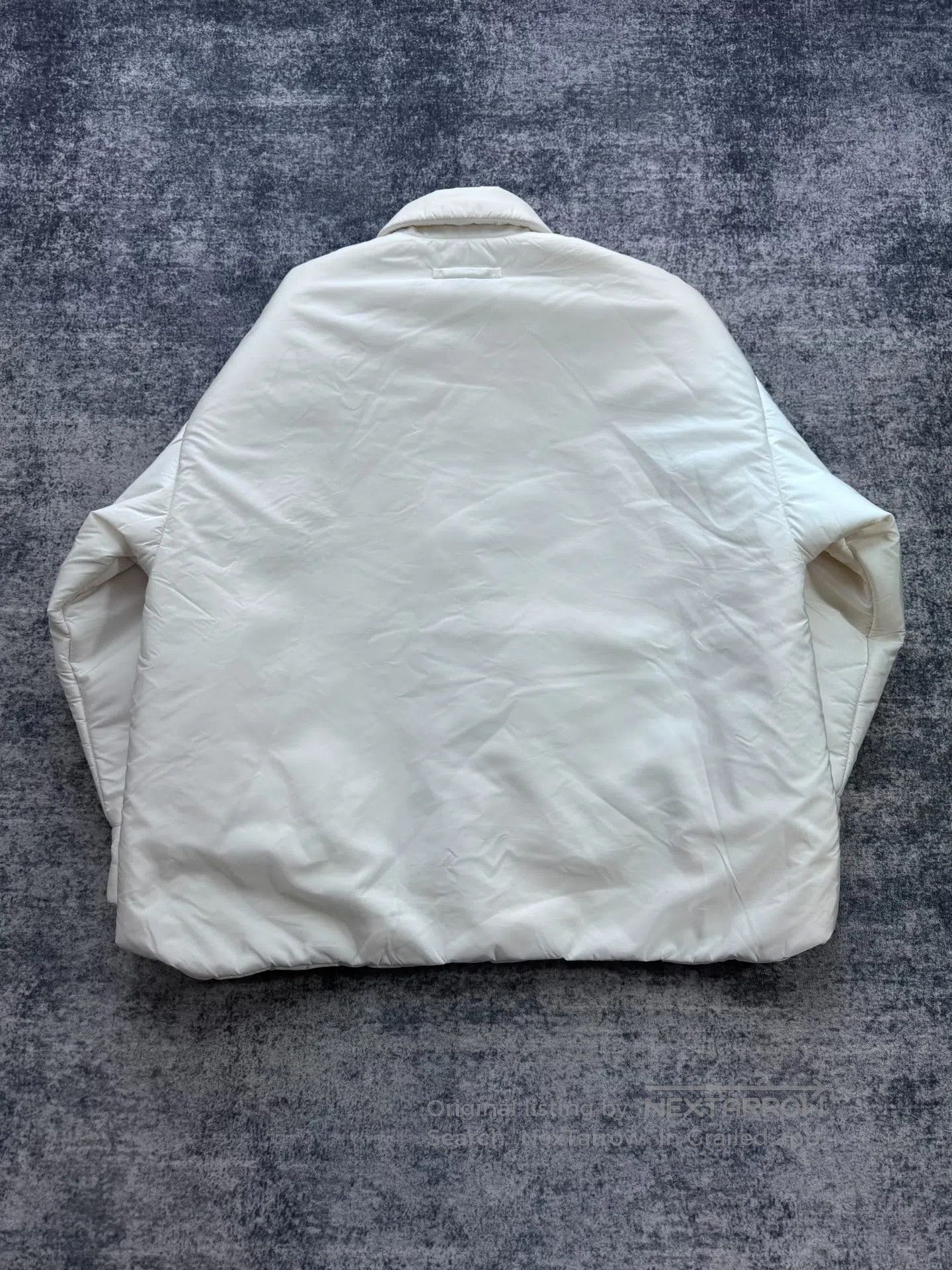 Prada Prada White Triangle Logo Nylon Padded Jacket| Size XS / US 0-2 / IT 36-38 - 2 Thumbnail