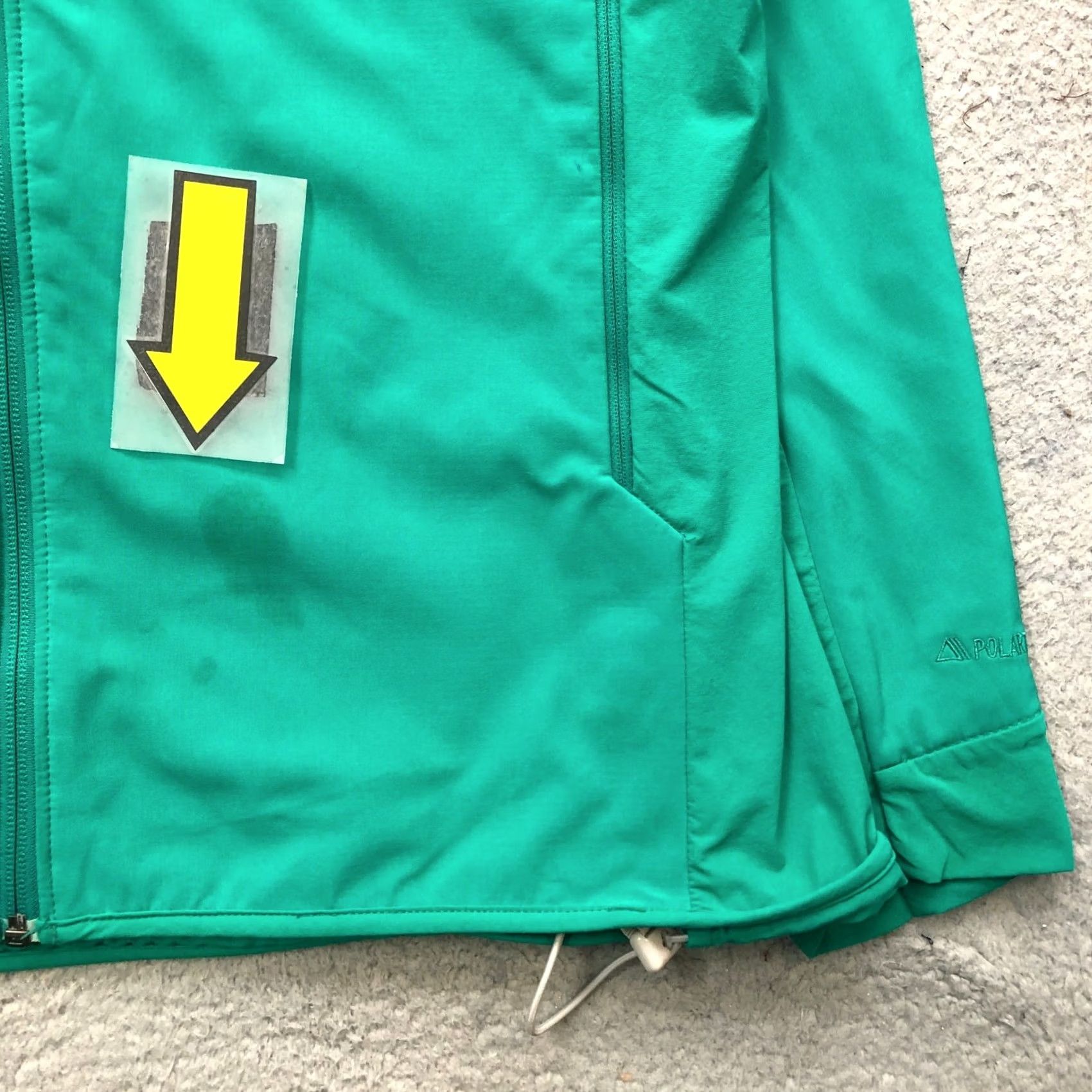 Patagonia Patagonia Jacket Womens L Emerald Logo Polartec Adze Hybrid Full Zip Pockets Short Length Size L / US 10 / IT 46 - 4 Thumbnail
