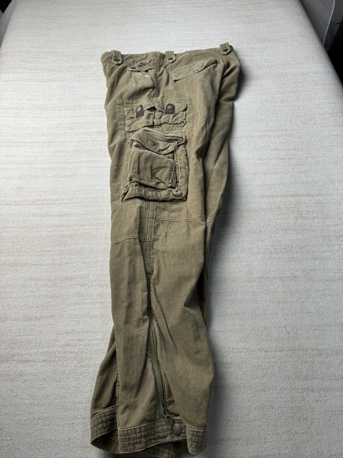Polo Ralph Lauren Corduroy Cargo Trouser Utility Pants 32x30 Size US 32 / EU 48 - 10 Thumbnail