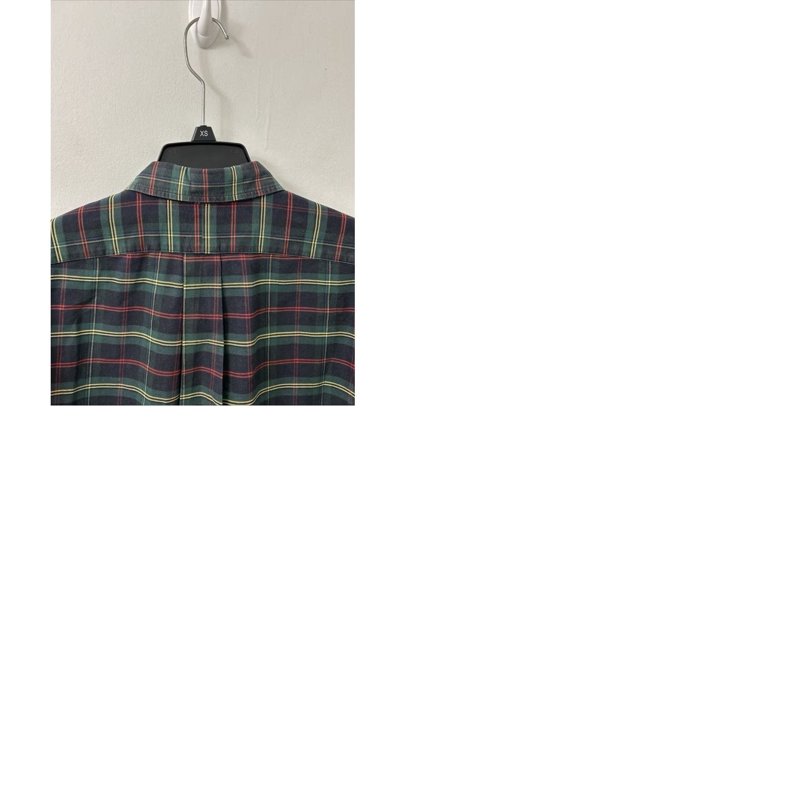 Polo Ralph Lauren VTG Polo Ralph Lauren Langston Shirt Mens L Green Plaid Button-Down L/S, Embroidered Crest, Classic Fit Size US L / EU 52-54 / 3 - 9 Thumbnail
