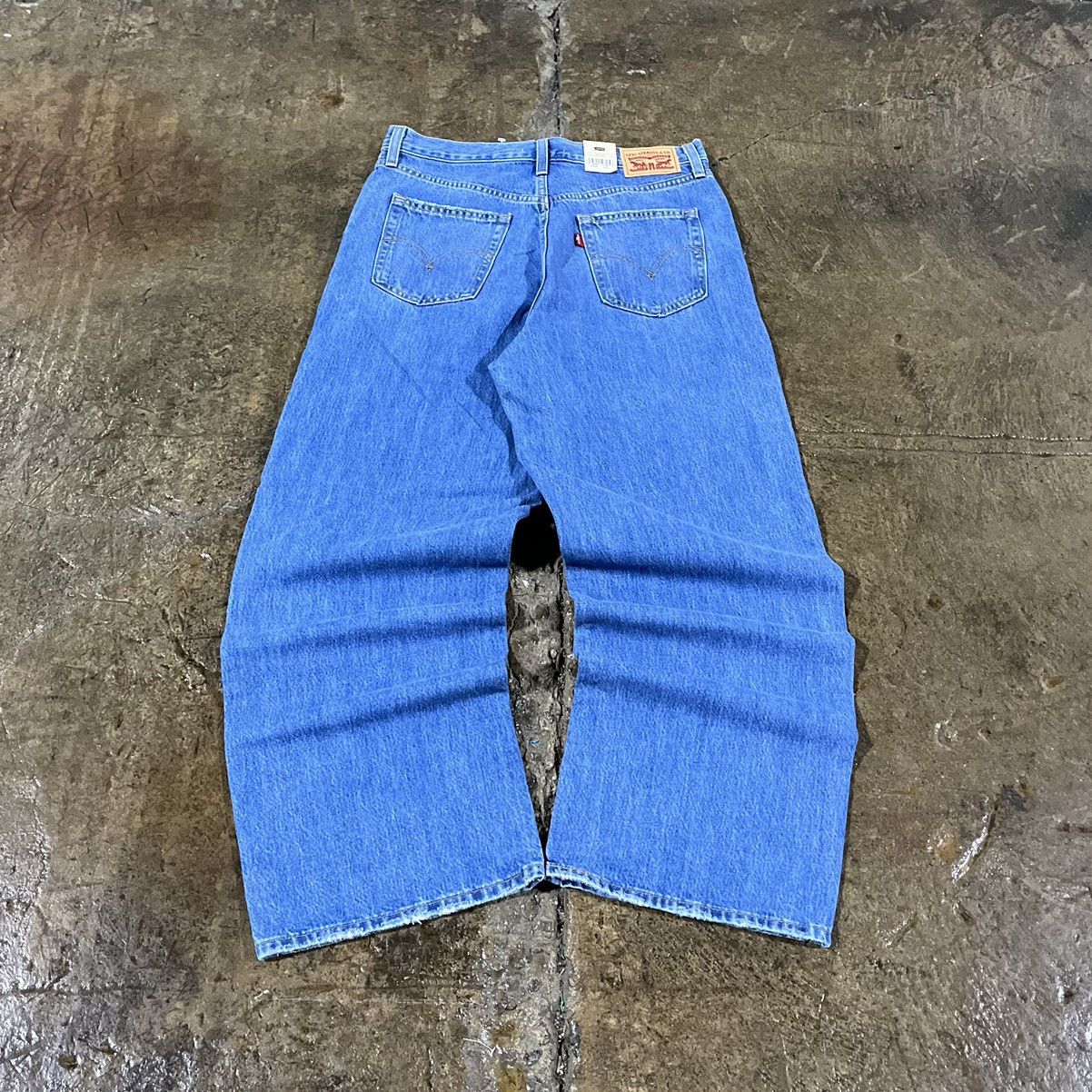 Levi's Crazy Y2K Levi's High Waisted Baggy Wide Leg Skater Jeans Size US 30 / EU 46 - 1 Thumbnail