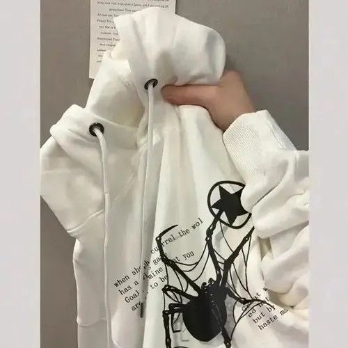 VIBE American Retro Spider Printed Top Hoodie Size US M / EU 48-50 / 2 - 4 Thumbnail
