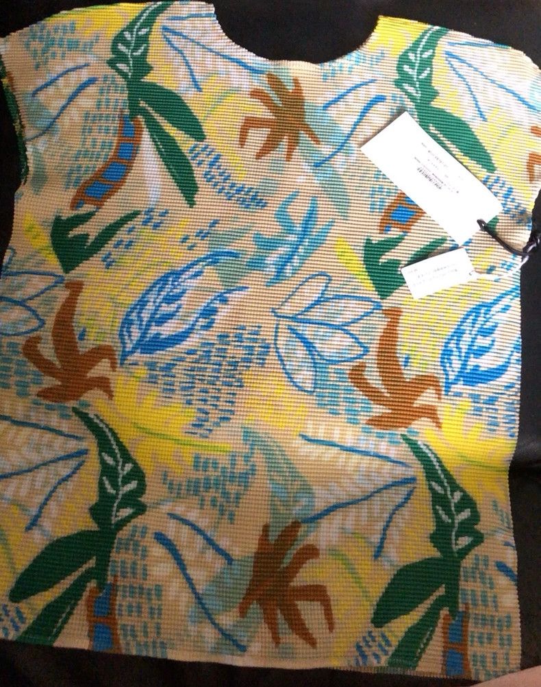Issey Miyake issey miyake size:one size Patterned pleated short sleeves Size XXS / US 00 / IT 34 - 3 Thumbnail
