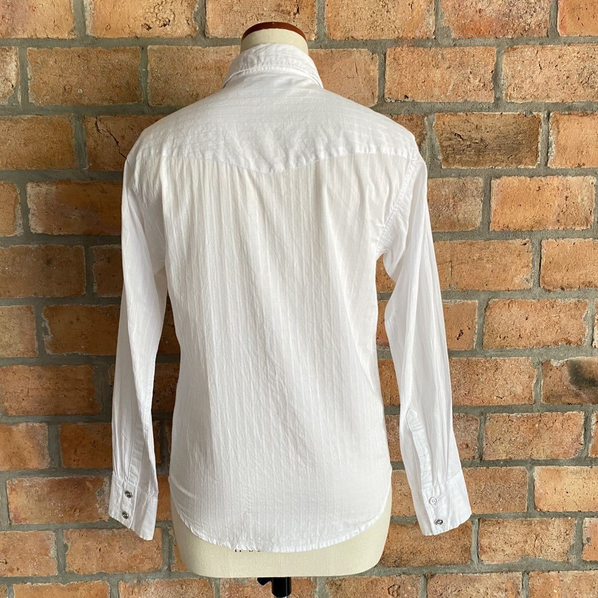 Japanese Brand Wild Life Y2K Punk White Graphic Print Shirt Size M / US 6-8 / IT 42-44 - 18 Thumbnail
