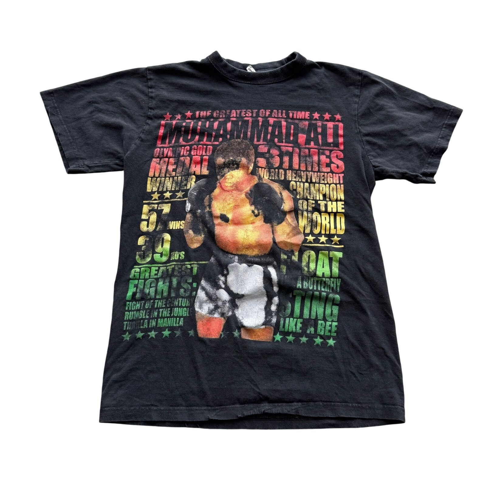 Vintage Muhammad Ali Rap Tee Style Tee Sz L Size US L / EU 52-54 / 3 - 1 Thumbnail