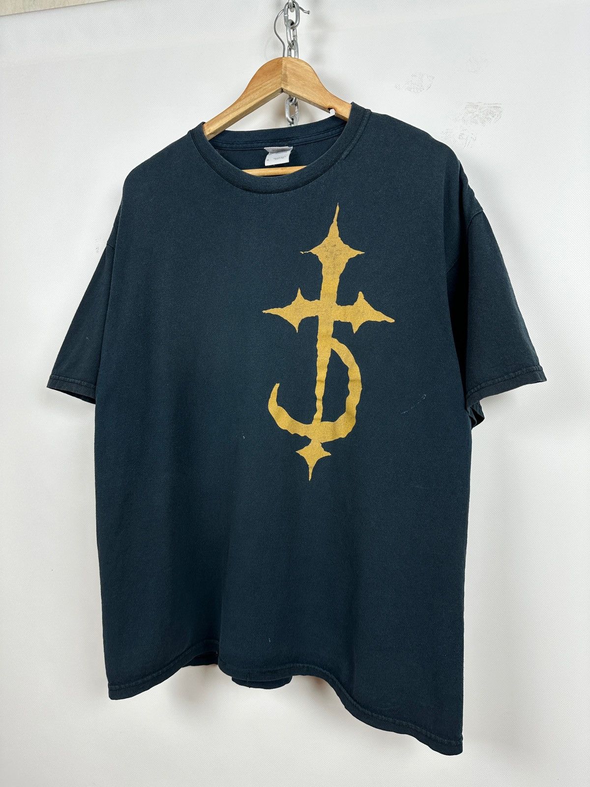 Band Tees Vintage DevilDriver God And Devil Faded Black Band T-Shirt Size US XL / EU 56 / 4 - 9 Thumbnail
