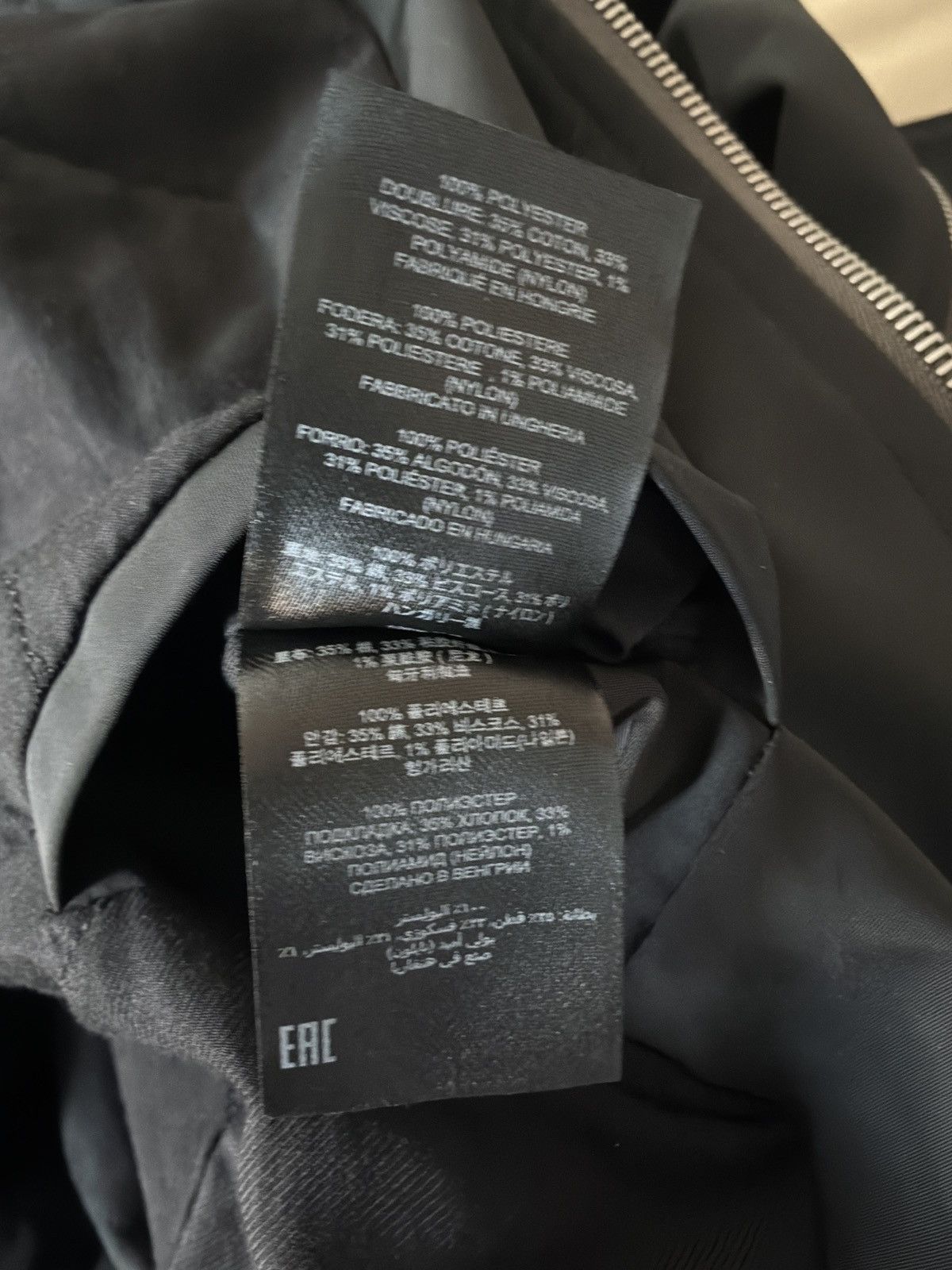 Dries Van Noten Dries Van Noten Men's Black Viller Bomber Jacket Size Medium Size US M / EU 48-50 / 2 - 11 Thumbnail