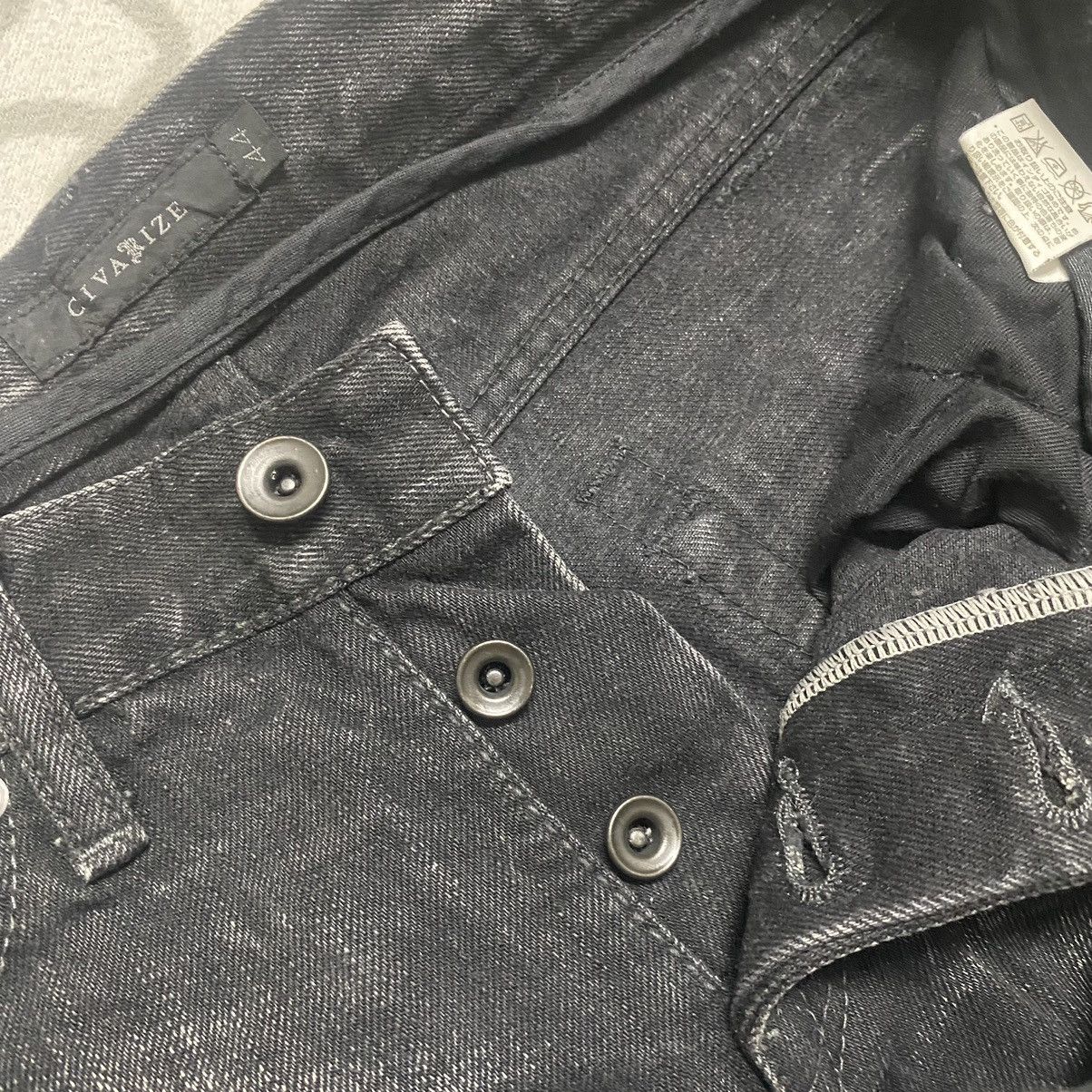 CIVARIZE Civarize Black Whisker Denim Flare Jeans Size US 30 / EU 46 - 16 Thumbnail