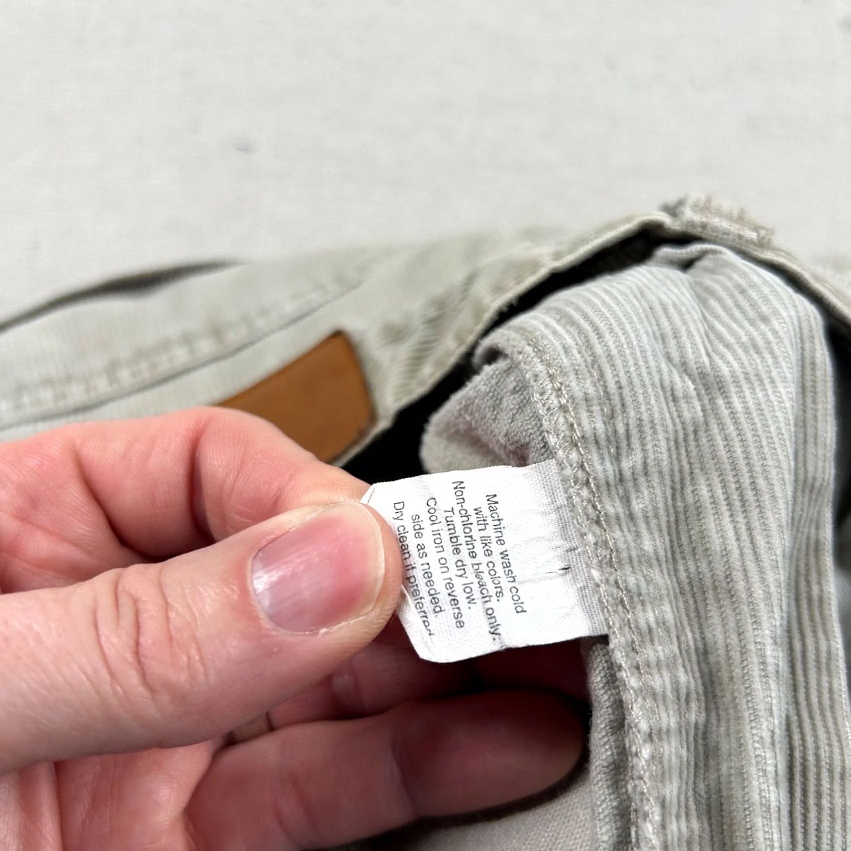 J.Crew VINTAGE J. Crew Corduroy Pants Mens 33x32 Tan Beige Preppy Y2K Size US 33 - 5 Thumbnail