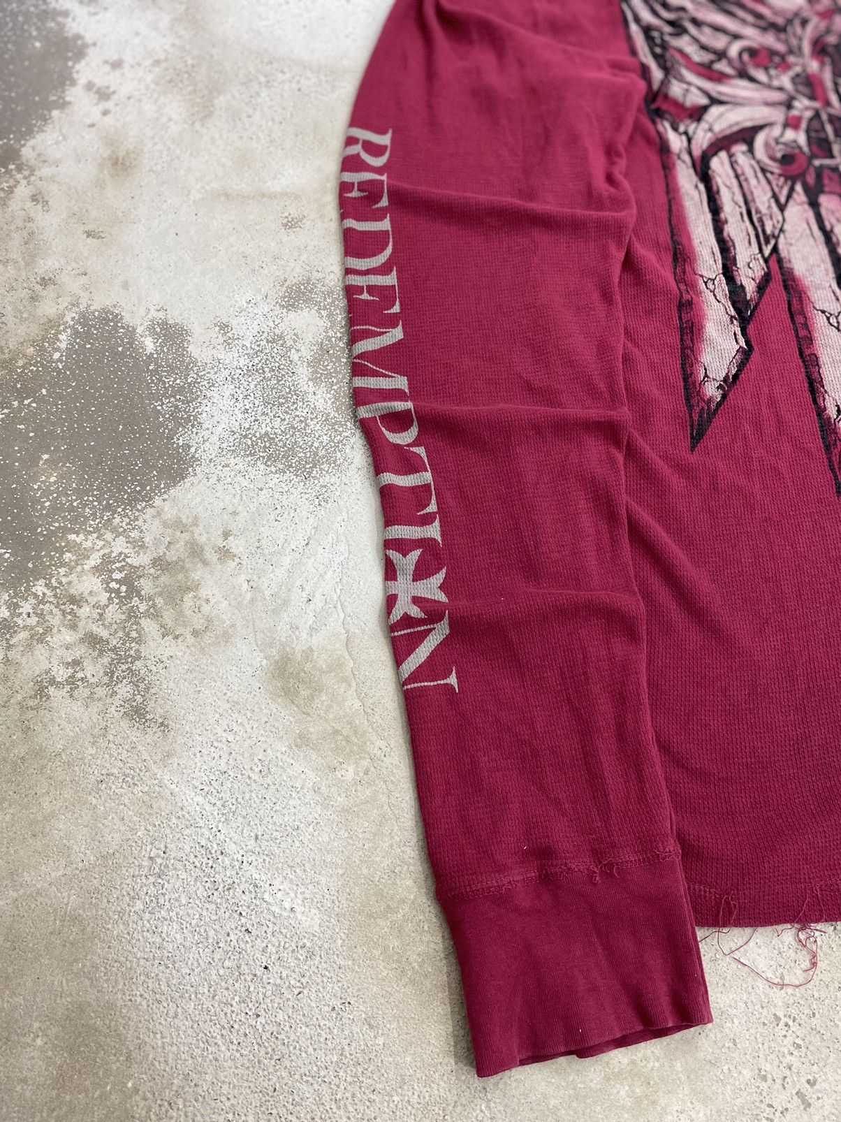 Hysteric Glamour Crazy Y2k Raw State Affliction Cross Long Sleeve Distressed Size US XL / EU 56 / 4 - 9 Thumbnail