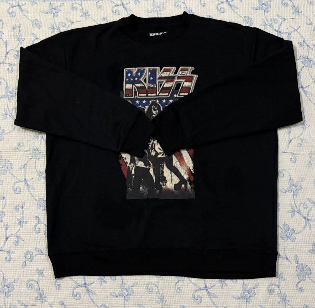 KISS Kiss Band American Flag Sweatshirt Size US L / EU 52-54 / 3 - 6 Thumbnail