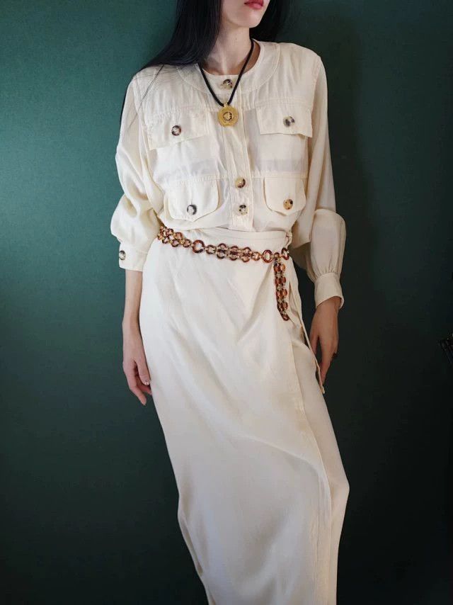 Yves Saint Laurent YSL Vintage Amber Ring Waist Chain Size ONE SIZE - 6 Thumbnail