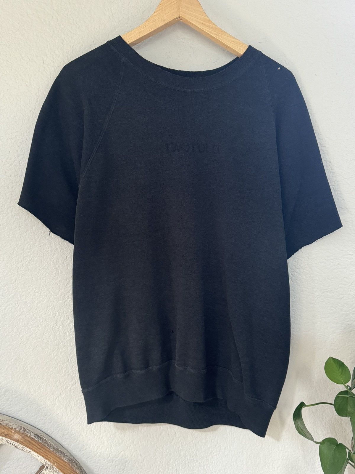 Jerzees × Vintage Chopped Two Fold Jerzees Sweatshirt Size US M / EU 48-50 / 2 - 1 Thumbnail