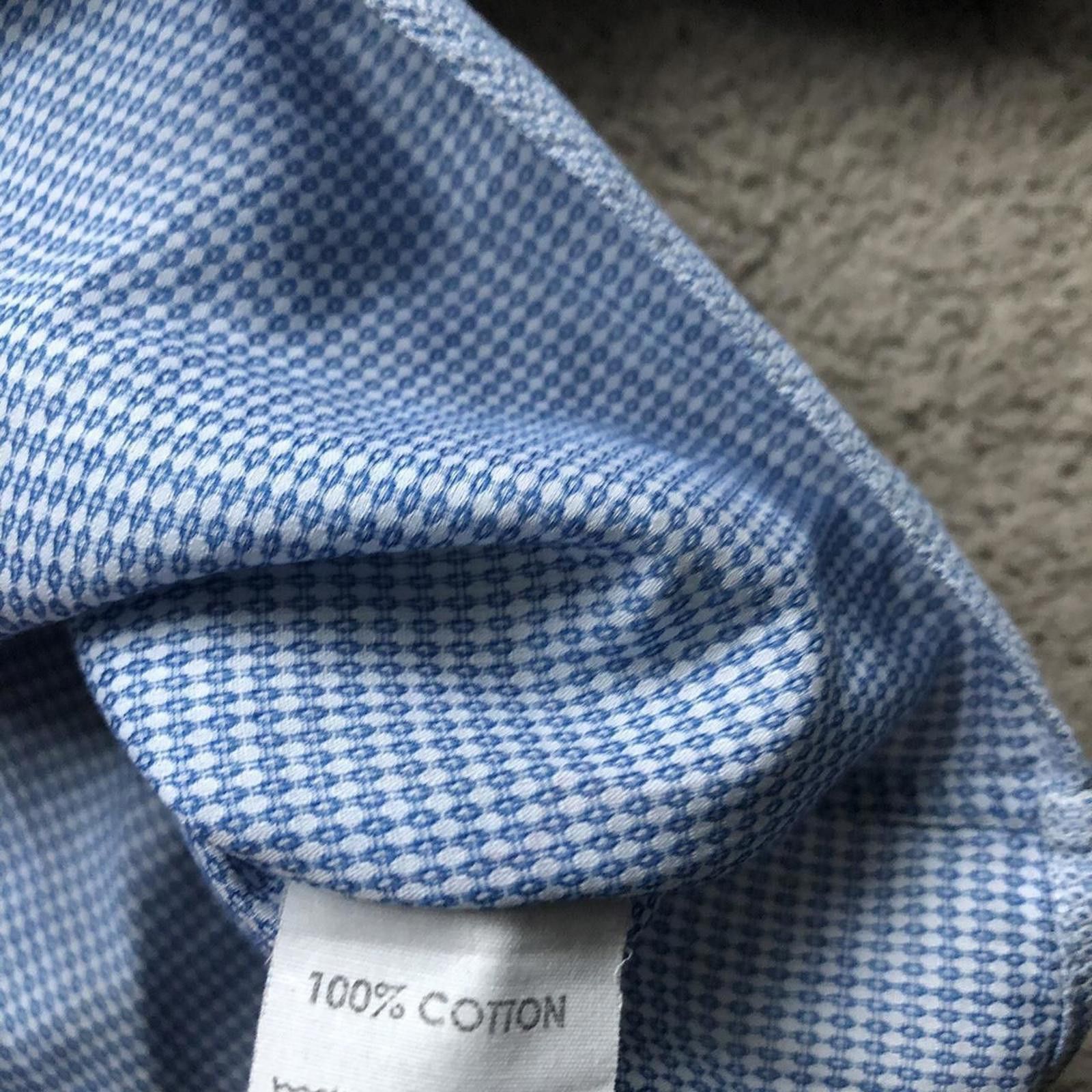 Dries Van Noten Dries Van Noten Blue Patterned Button Up Shirt Size US M / EU 48-50 / 2 - 4 Thumbnail