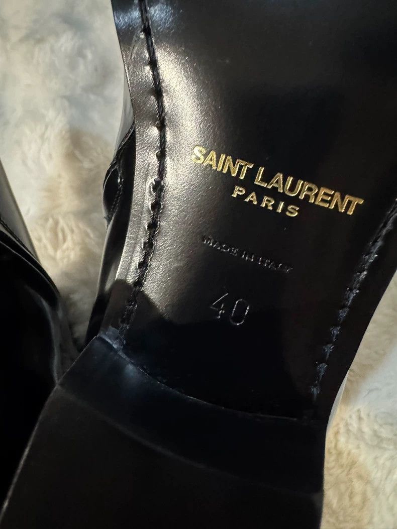 Saint Laurent Paris Saint Laurent Paris Glossy leather boots Size US 10 / IT 40 - 7 Thumbnail