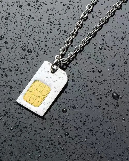 Designer × Vintage Vintage chip silver pendant Size ONE SIZE - 1 Thumbnail