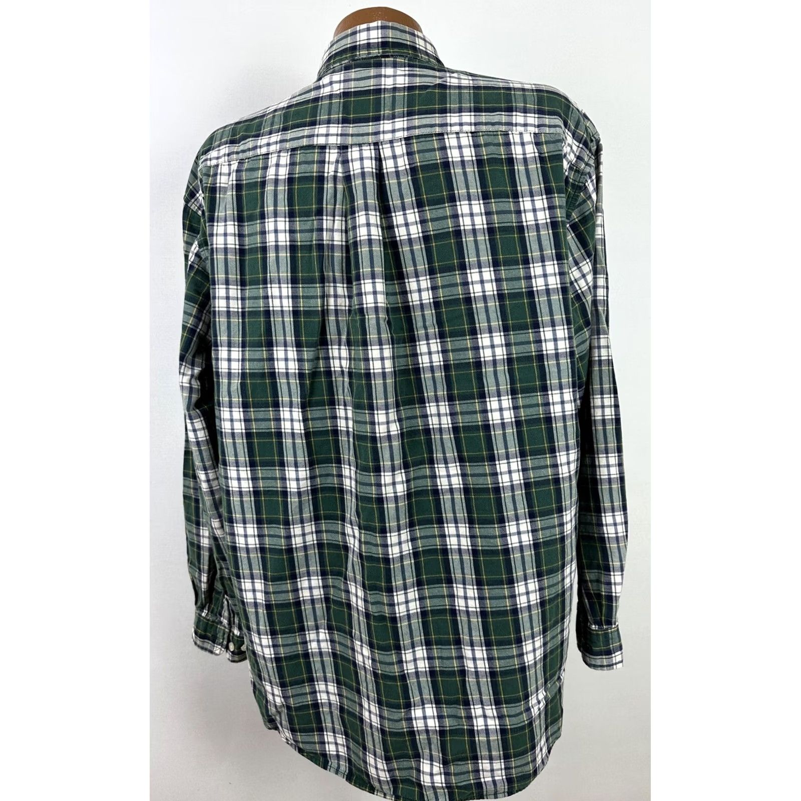 Dockers VINTAGE Dockers Shirt Men XL Green Plaid Button-Up Cotton Twill Casual 90s Size US XL / EU 56 / 4 - 7 Thumbnail
