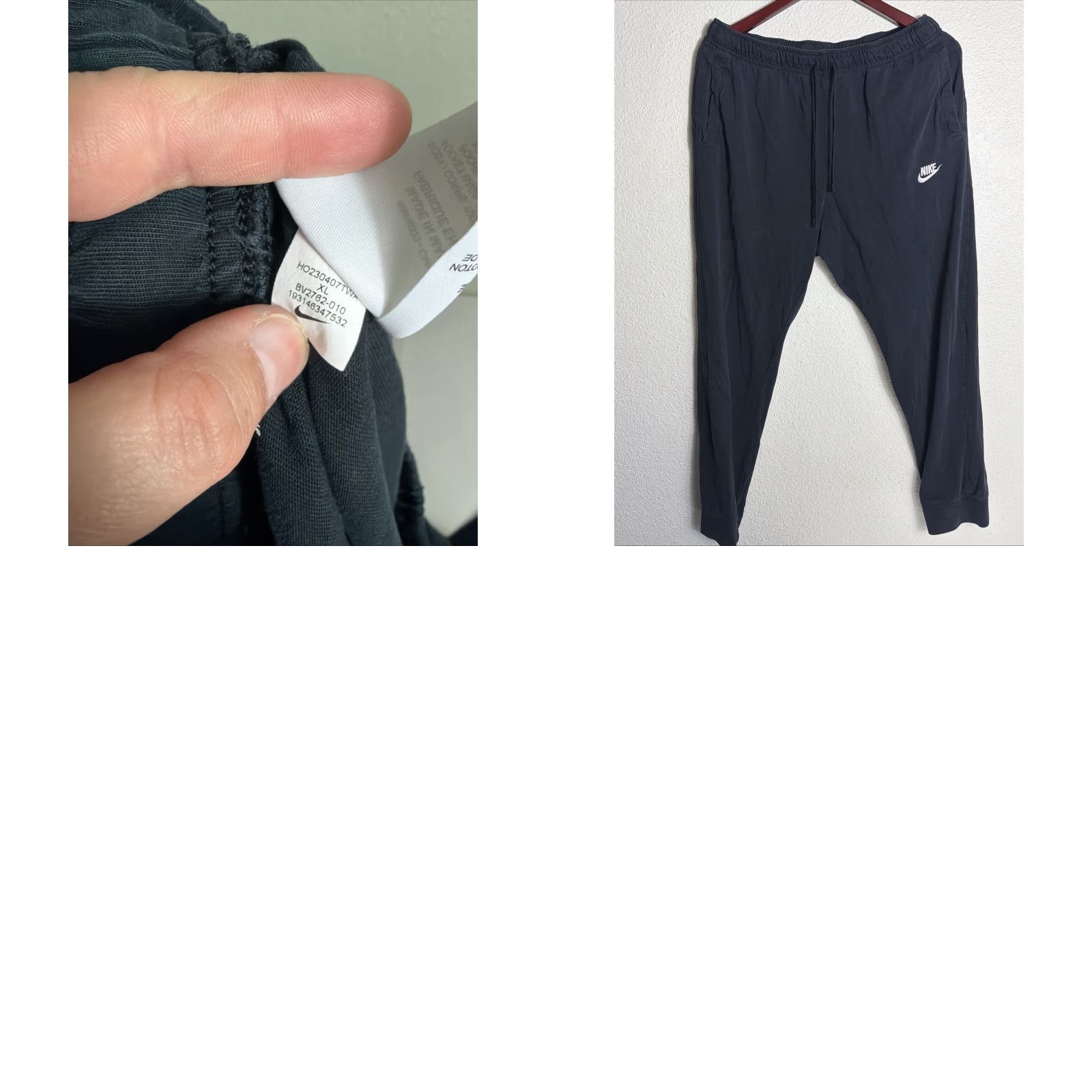 Nike Nike Sportwear Club Tapered Black Men’s XL Sweatpants BV2762-010 32x28 Stain Size US 36 / EU 52 - 10 Thumbnail