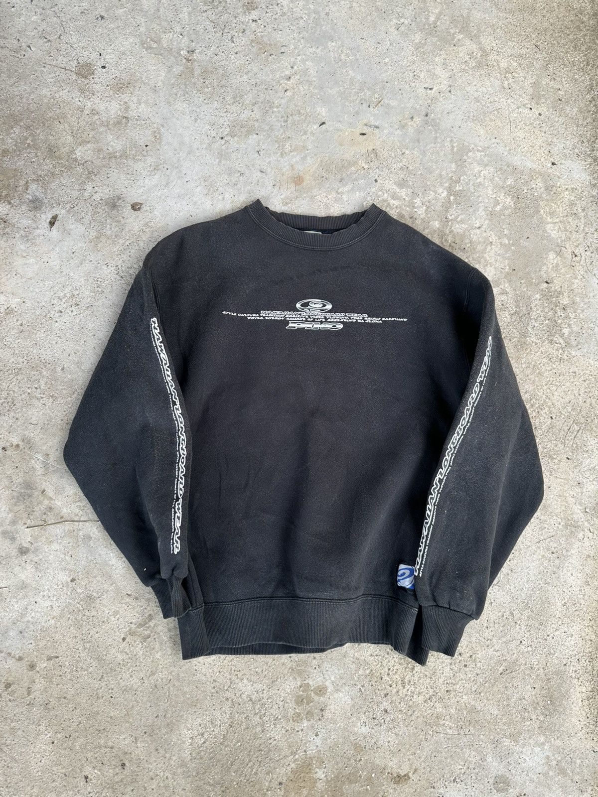 Vintage Vintage 2000's Piko Hawaiian Surf Faded Sweatshirts Size US L / EU 52-54 / 3 - 2 Thumbnail