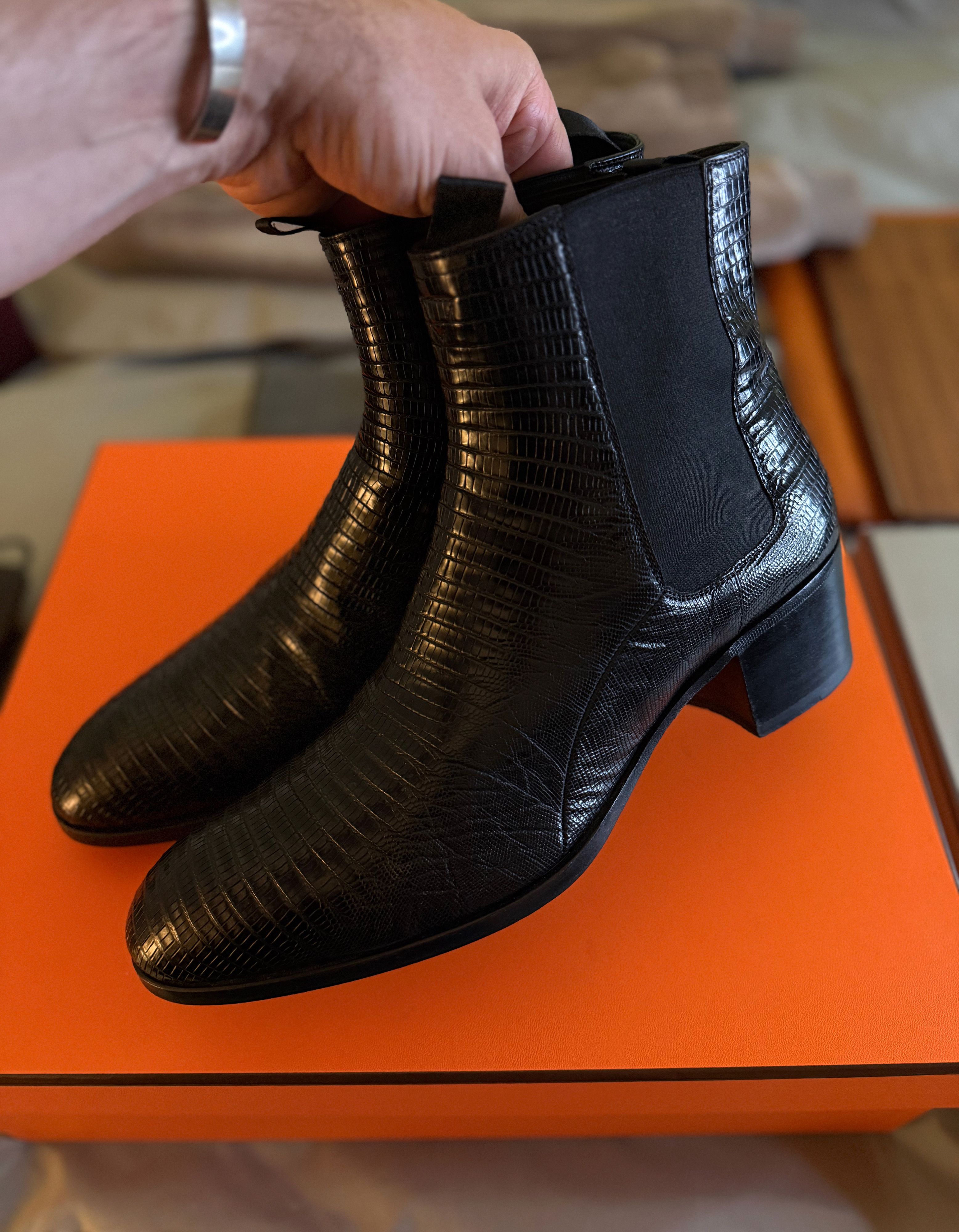 Tom Ford A-List Celeb RARE $5K TOM FORD Lizard Boots, Godly Details Size US 10.5 / EU 43-44 - 12 Thumbnail
